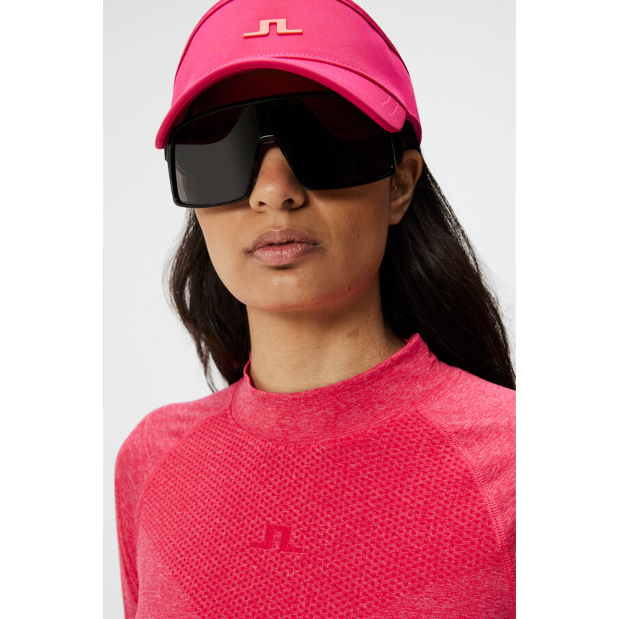 J. Lindeberg Camilla Top Femme Rose Red Melange Femme