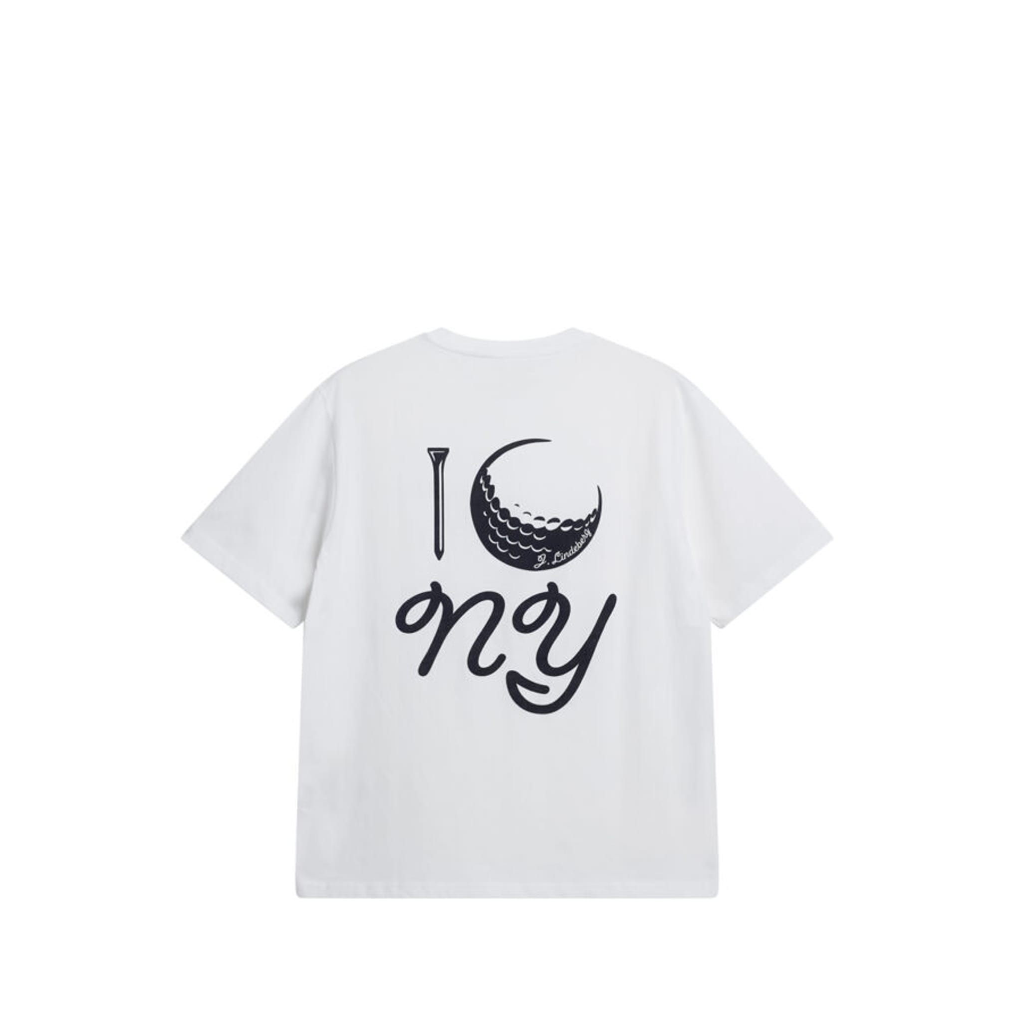 T-shirt J. Lindeberg Dale pour homme, blanc
