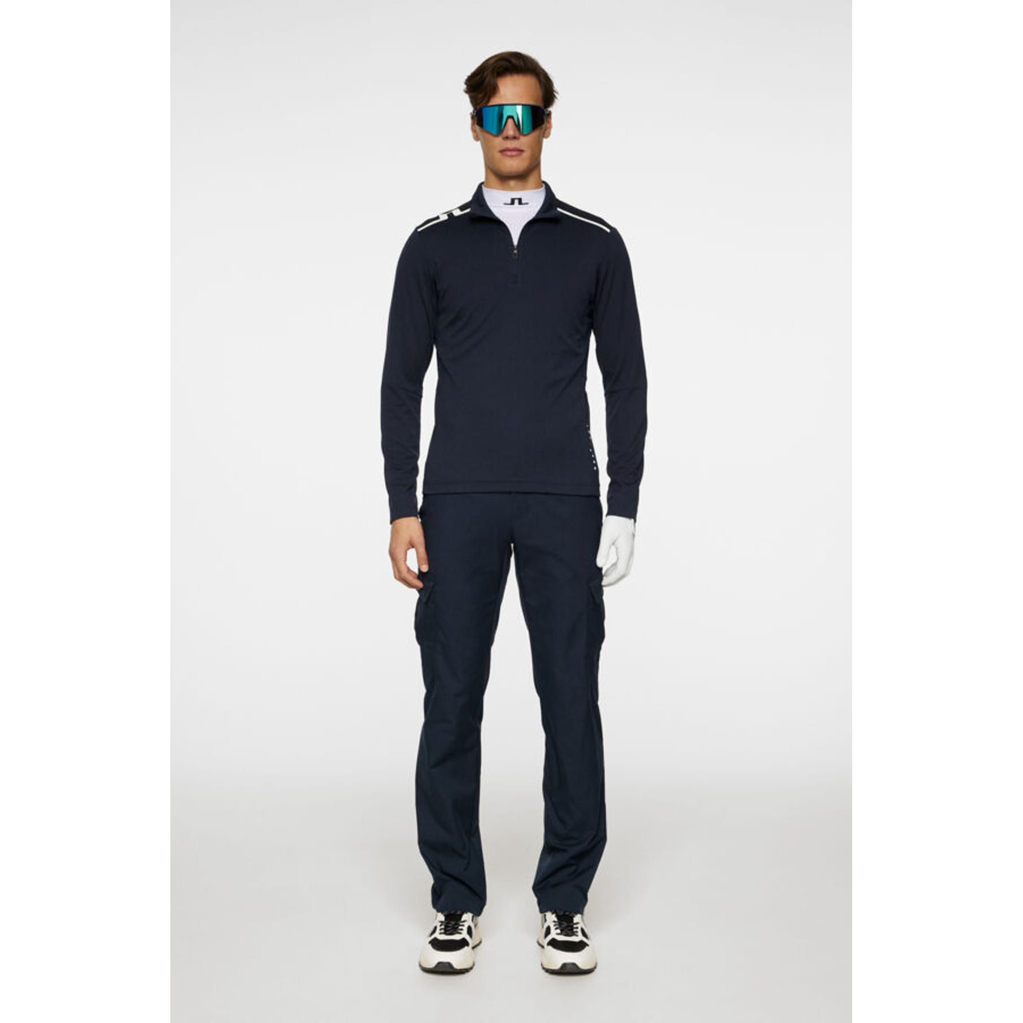 J. Lindeberg Leon Quarter Zip Mid Layer Homme