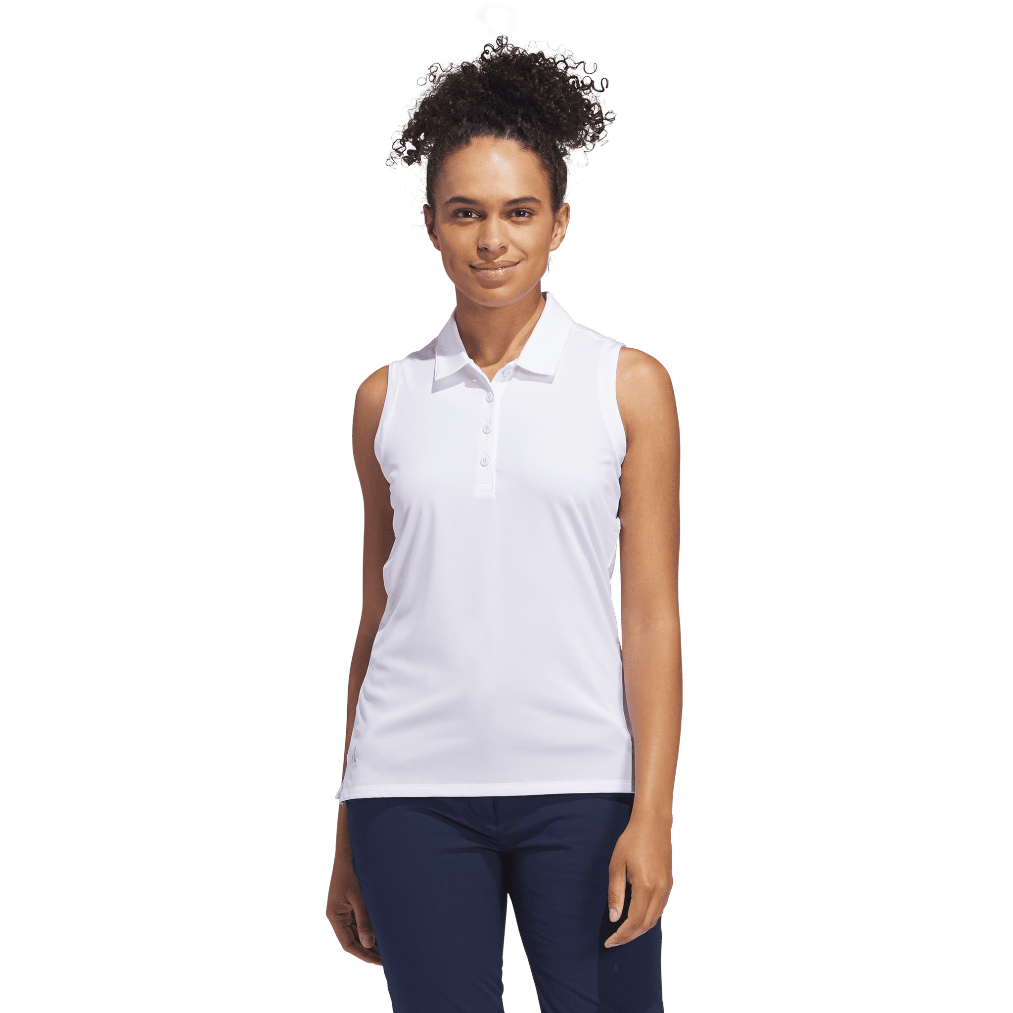Polo sans manches uni Adidas Ultimate365 pour femme