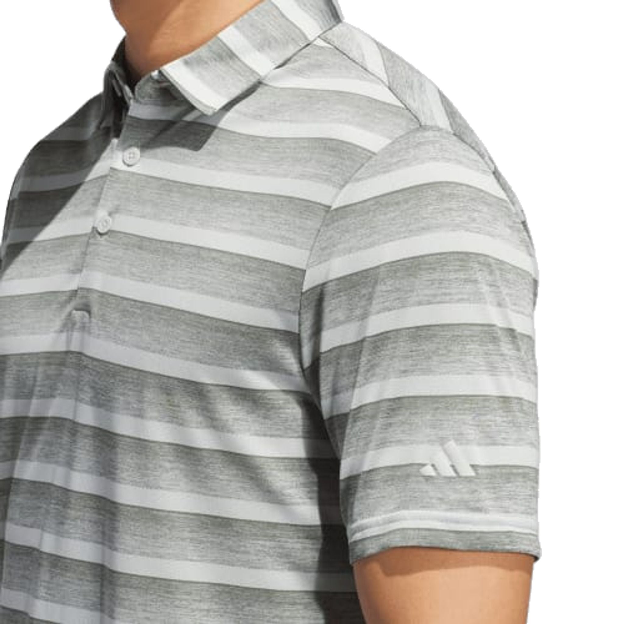 Adidas 2 Color Stripe Polo Herren