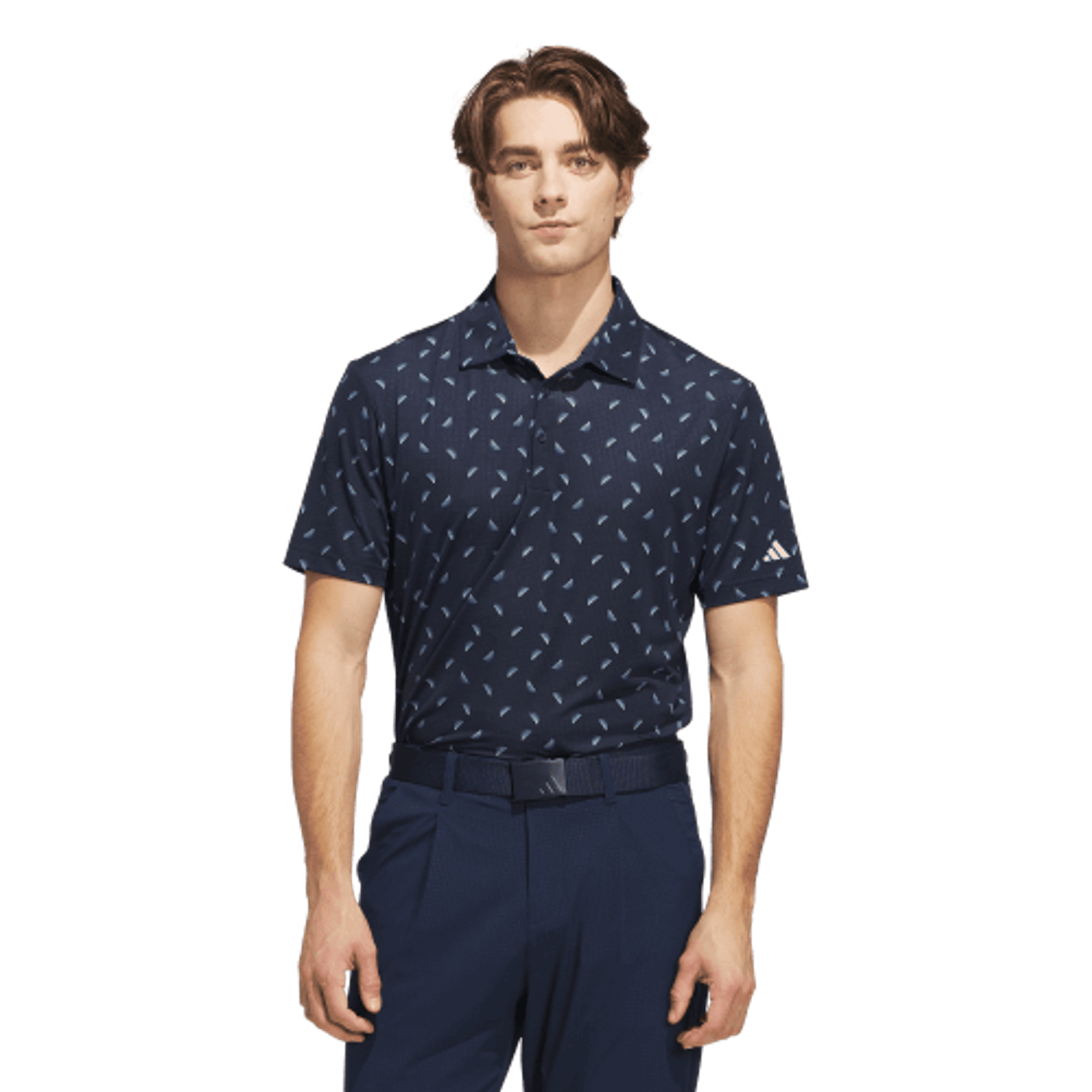 Polo en maille imprimée Adidas Ultimate365 pour homme