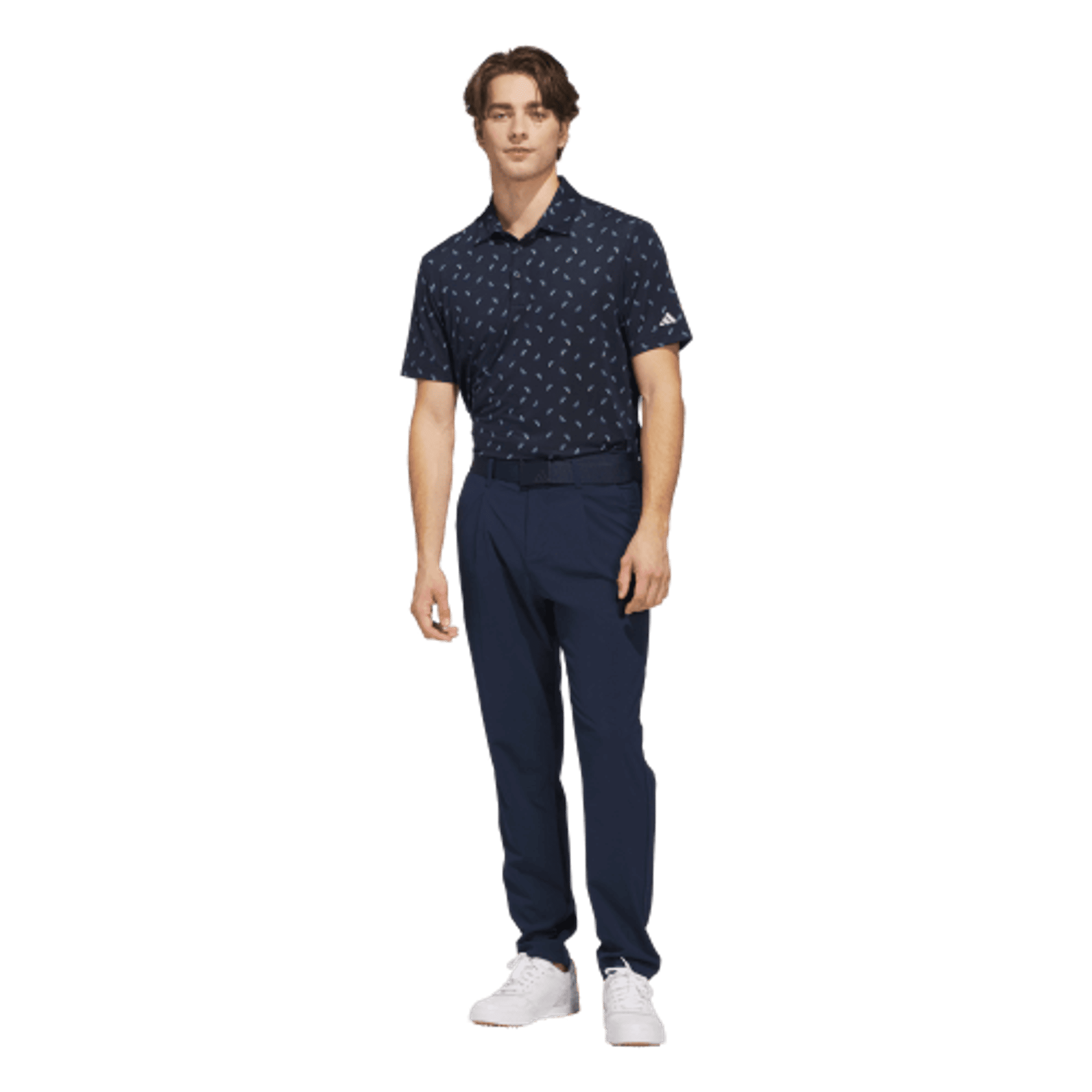 Polo en maille imprimée Adidas Ultimate365 pour homme