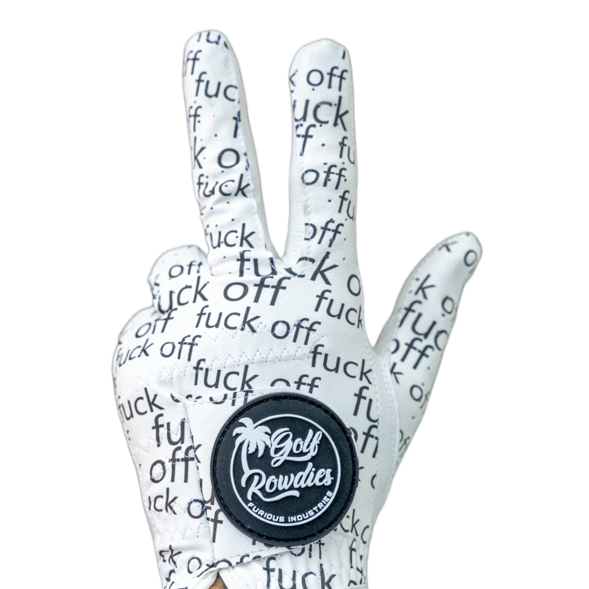 Gants de golf pour hommes, Fuck Off