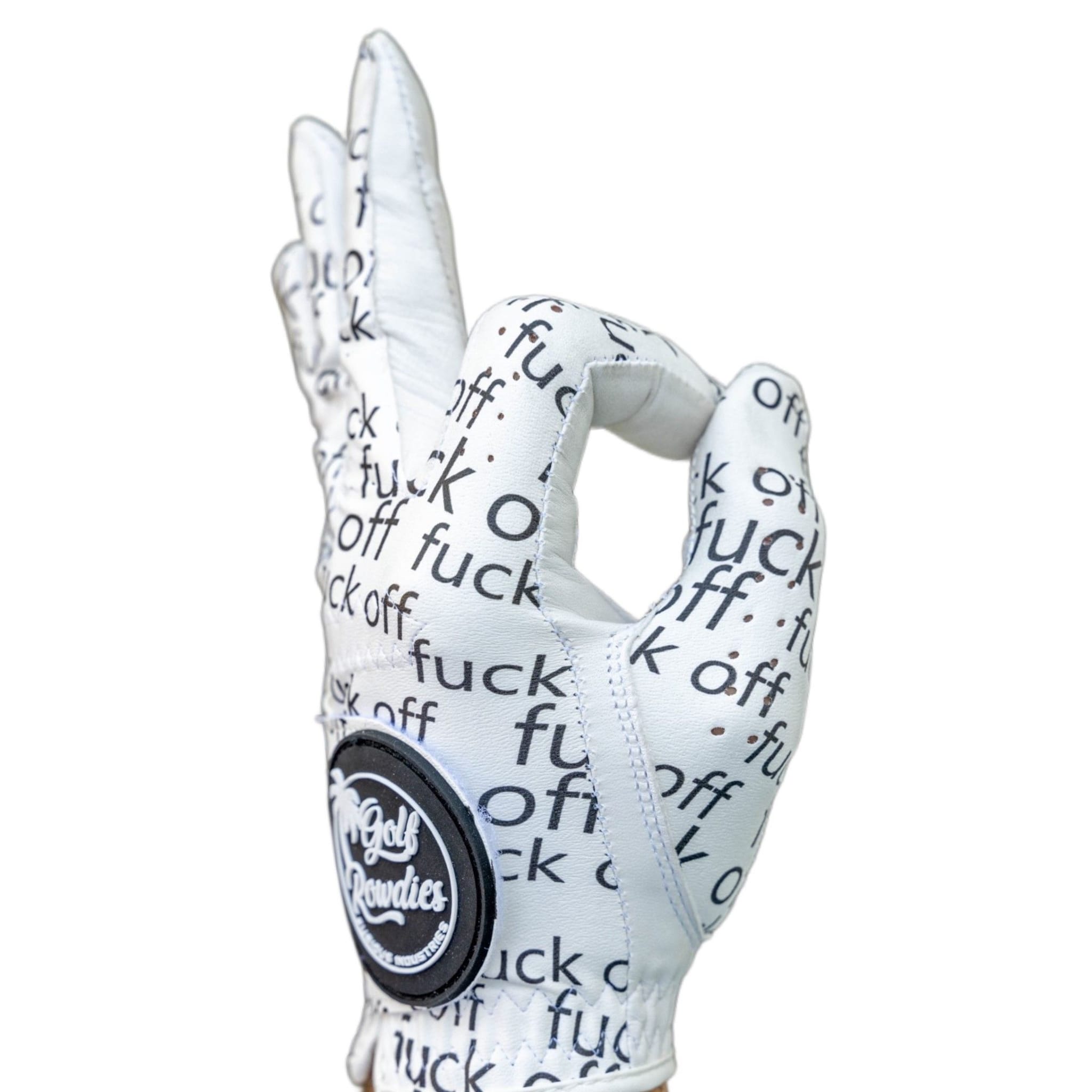 Gants de golf pour hommes, Fuck Off
