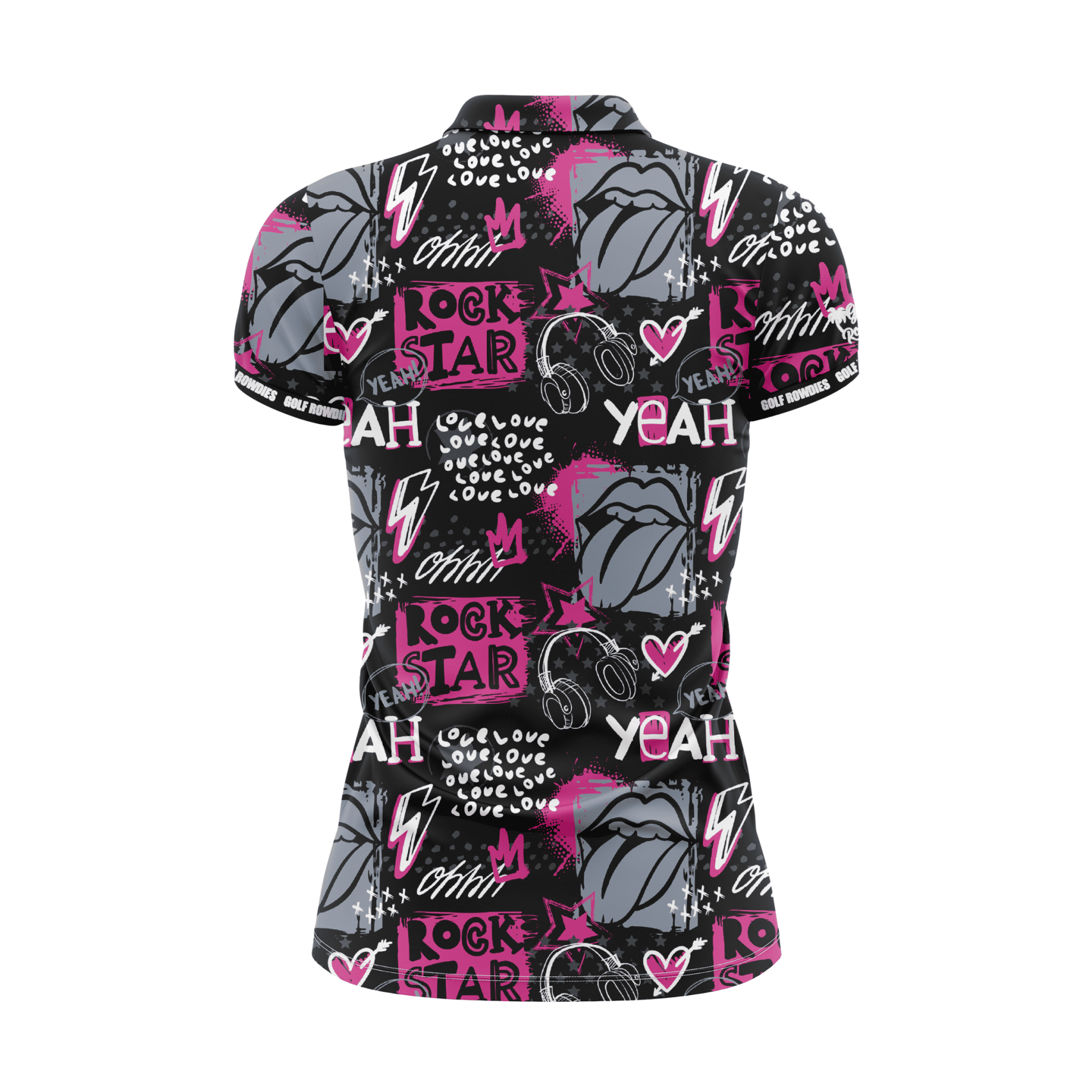 Polo Golf Rowdies Rockstar pour femme