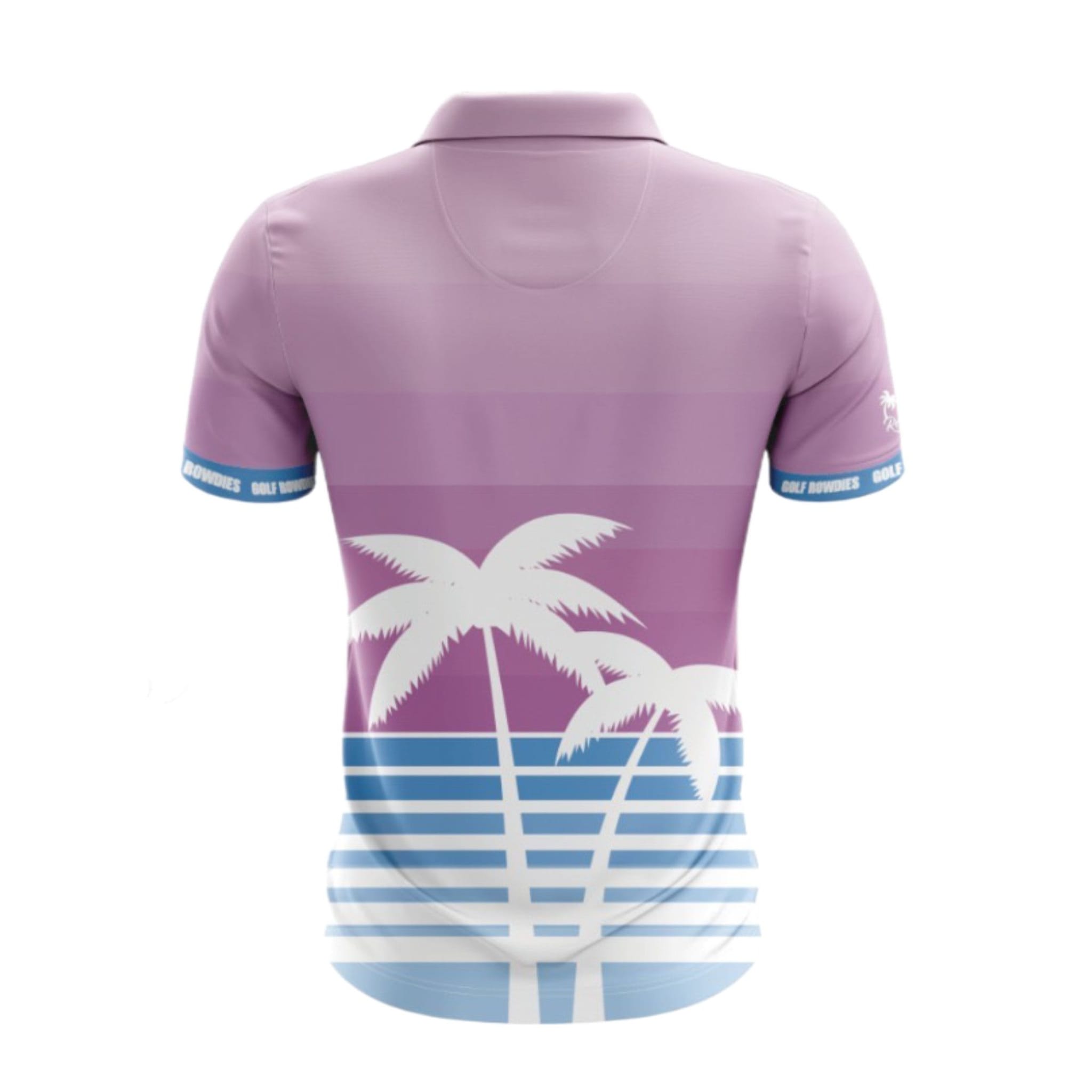 Polo rétro Golf Rowdies Palm Trees pour homme