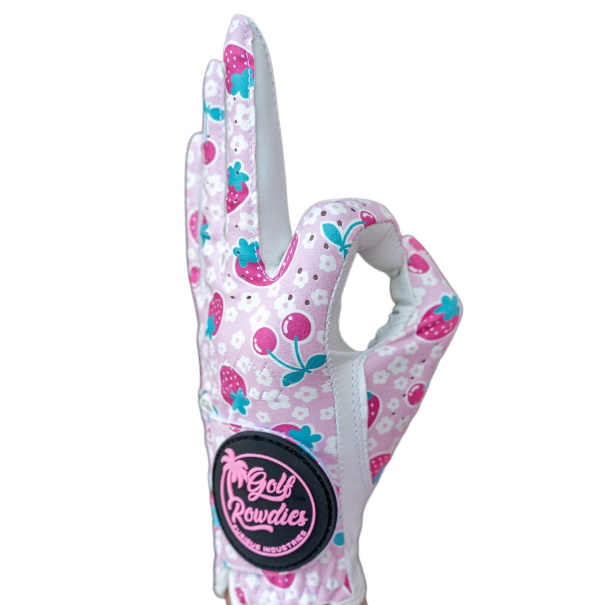 Gants de golf Rowdies Strawberry pour femme