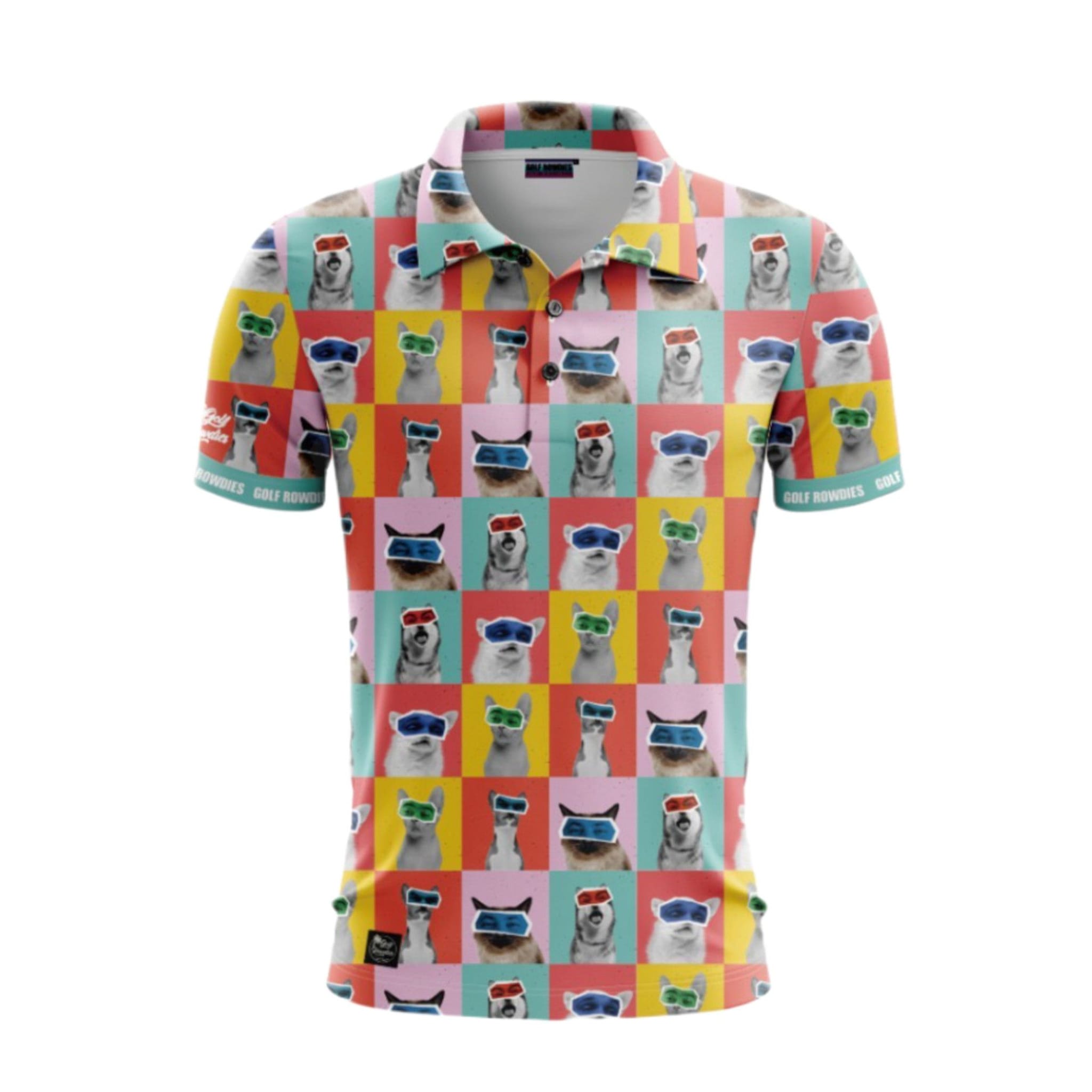 Polo Golf Rowdies Cats &amp; Dogs pour homme