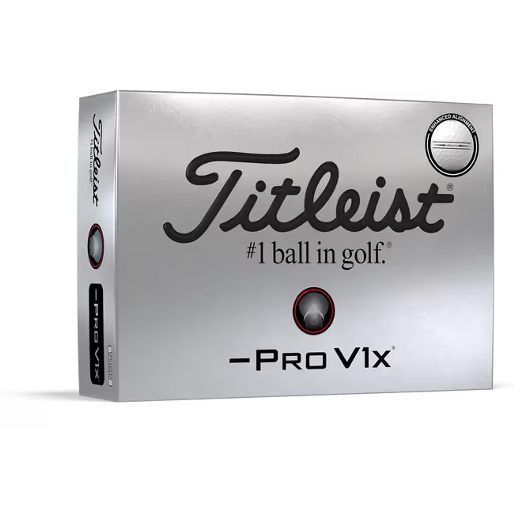 Balles de golf Titleist Pro V1x Left Dash à alignement allongé