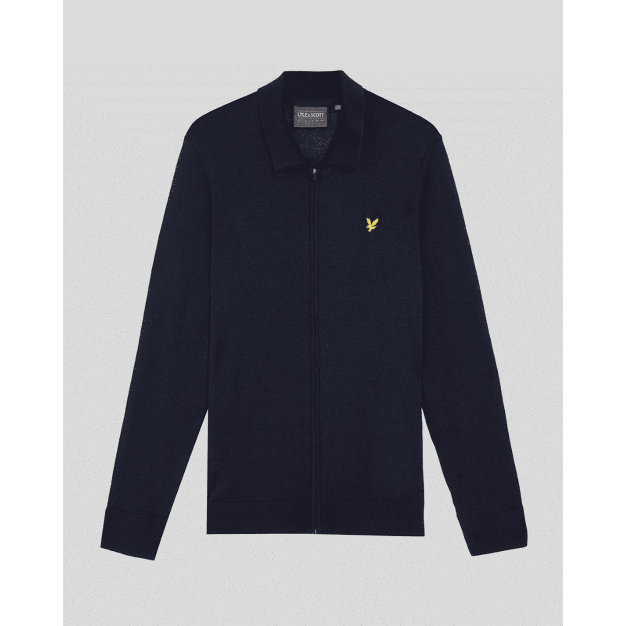 Lyle & Scott Lightweight Knitted Collared Cardigan Herren
