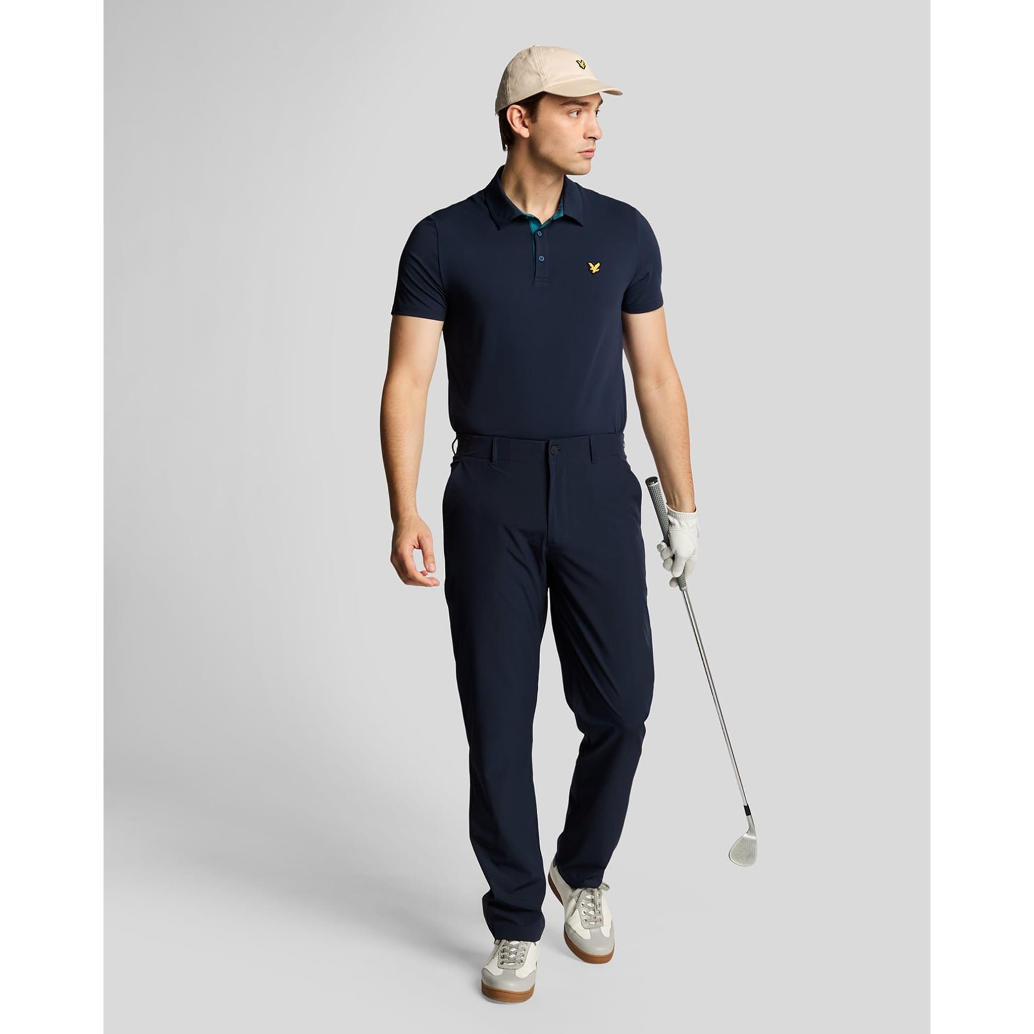 Lyle & Scott Contrast Placket Polo Shirt Herren