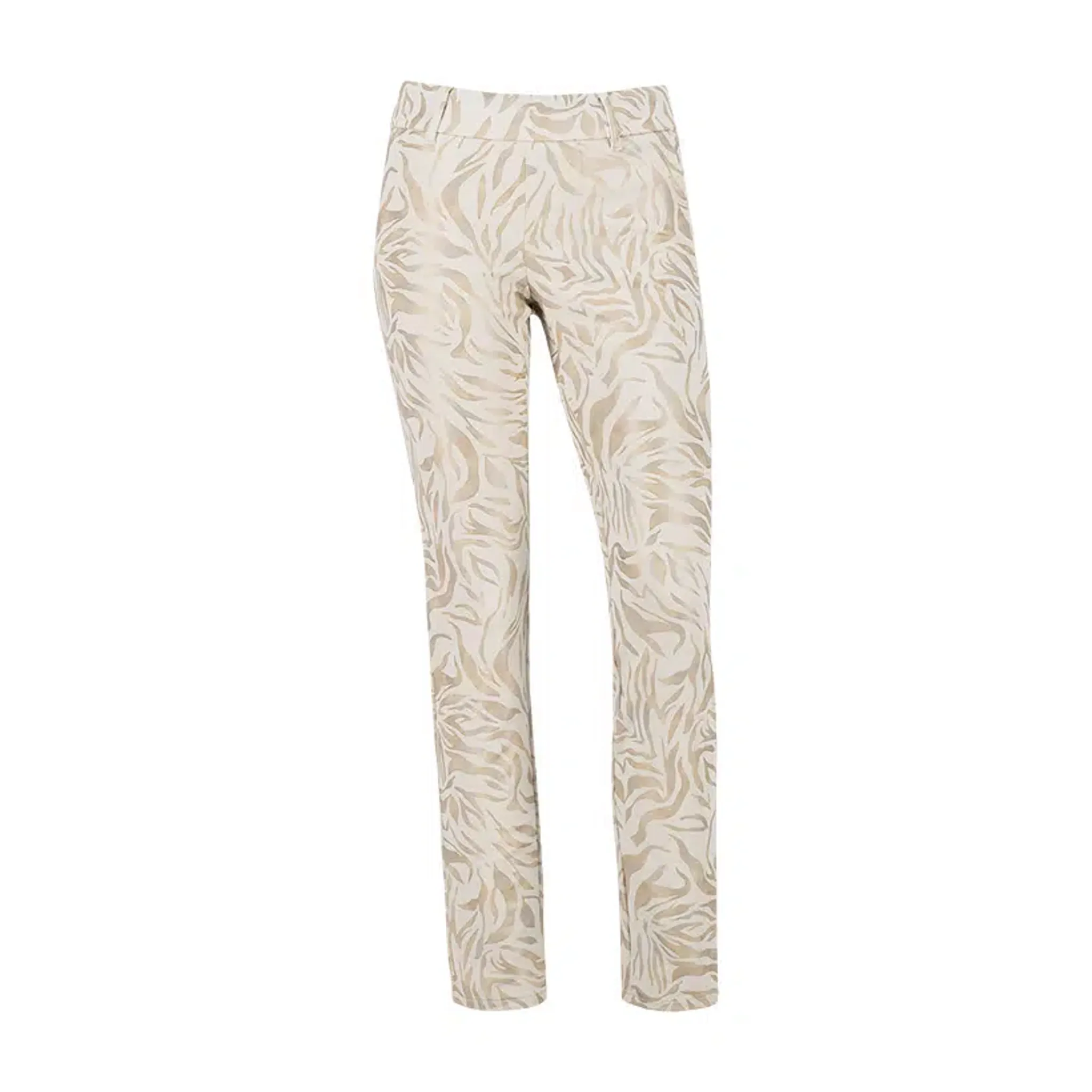Alberto LUCY - Pantalon de golf en jersey à imprimé doré