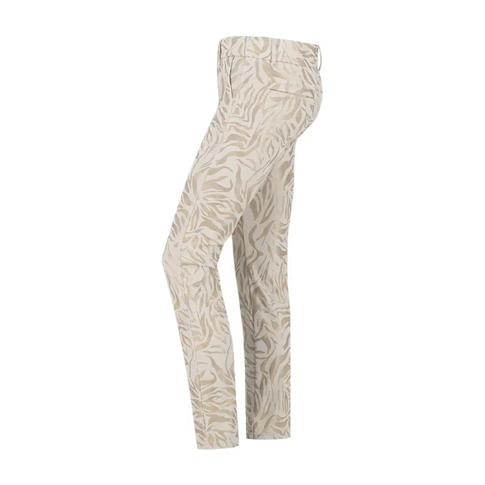 Alberto LUCY - Pantalon de golf en jersey à imprimé doré