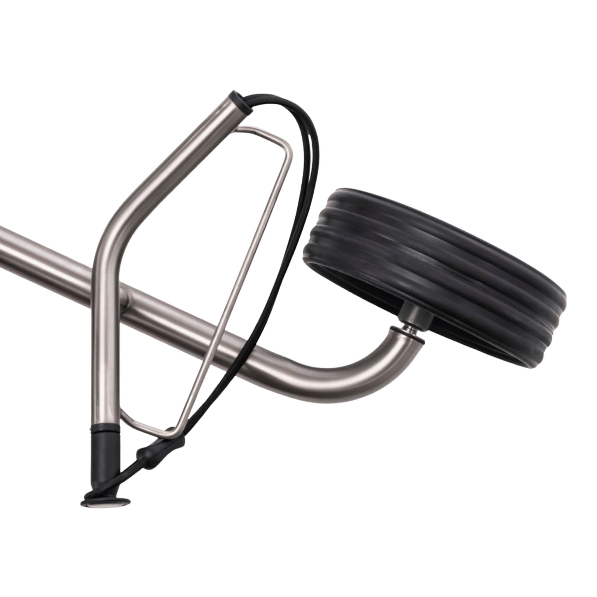 Chariot électrique TiCad Voyage avec commande par poignée rotative gainée de cuir