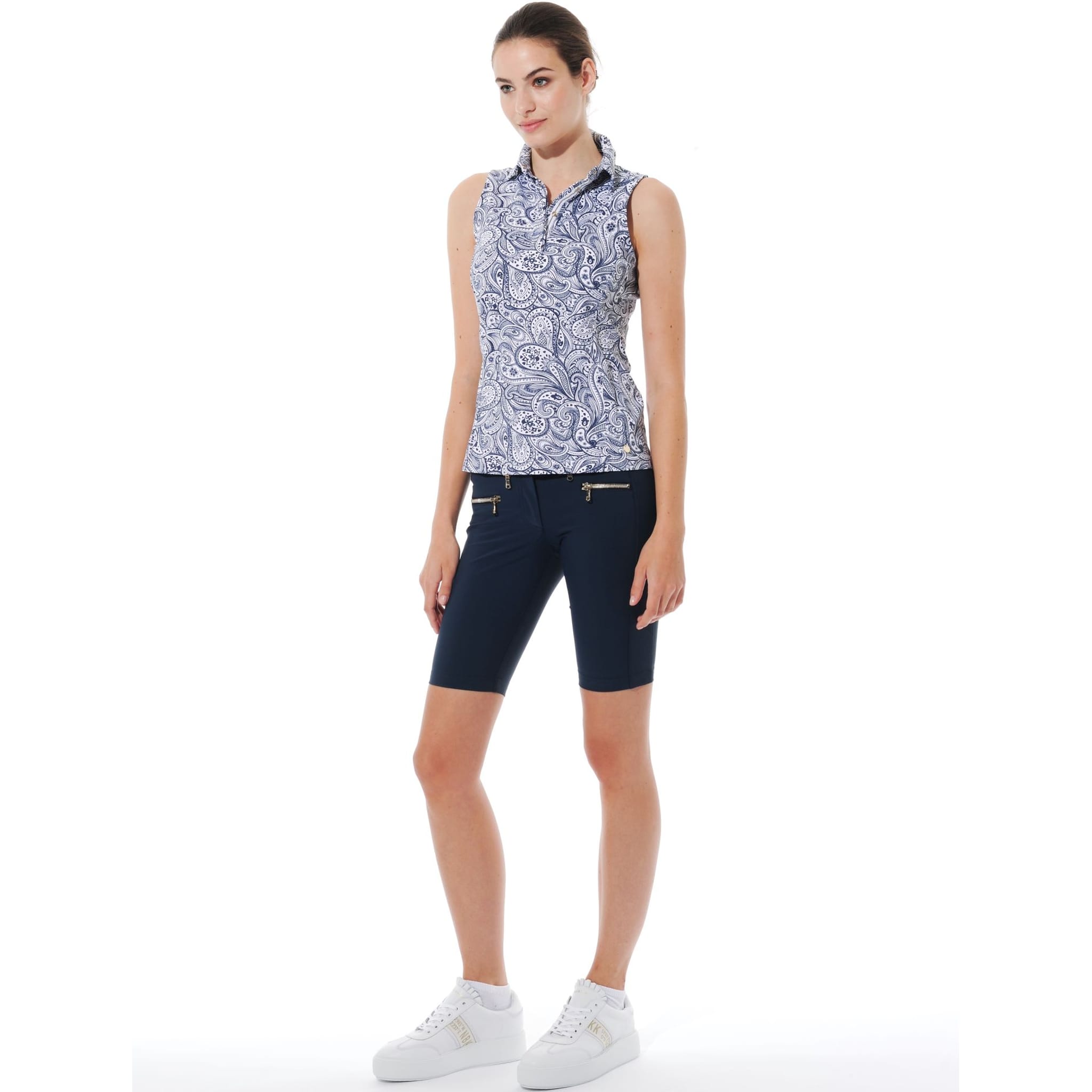 MDC Sportwear W Polo SL Merlyn imprimé cachemire femme