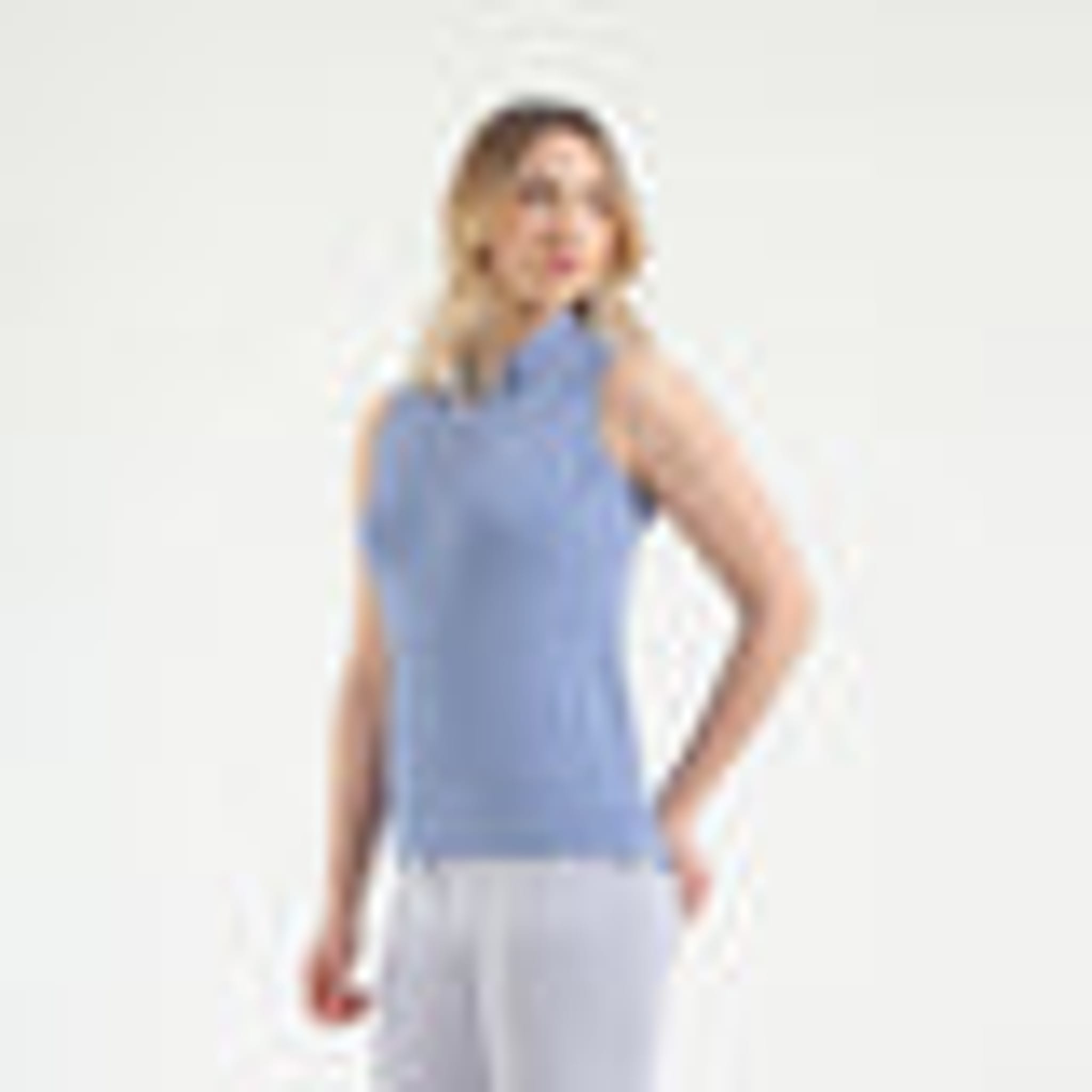 Chervo Amabel Polo Femme Bleu D-34 (I-40)