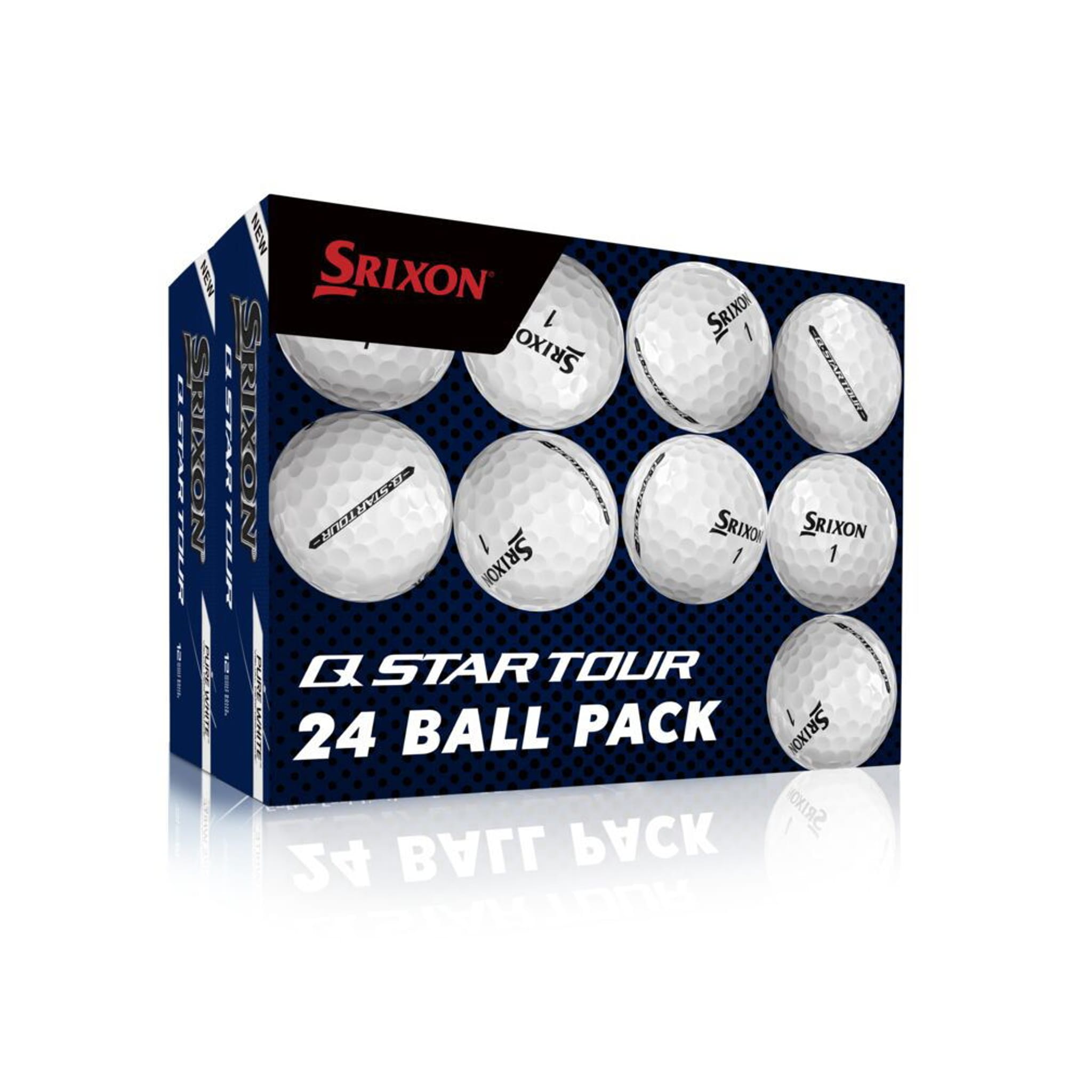 Balles de golf Srixon Q-Star Tour 5 manches, lot de deux