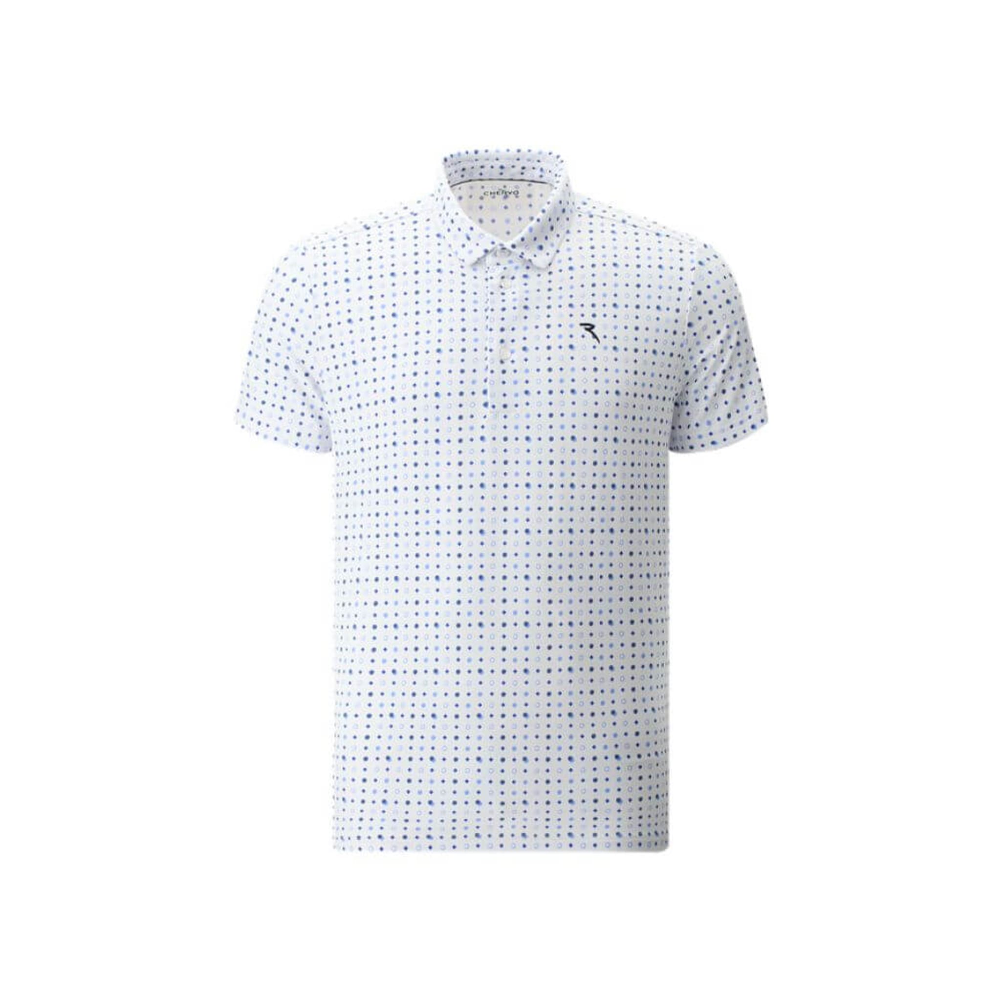 Chervo Any Polo Homme Blanc à Motifs 46