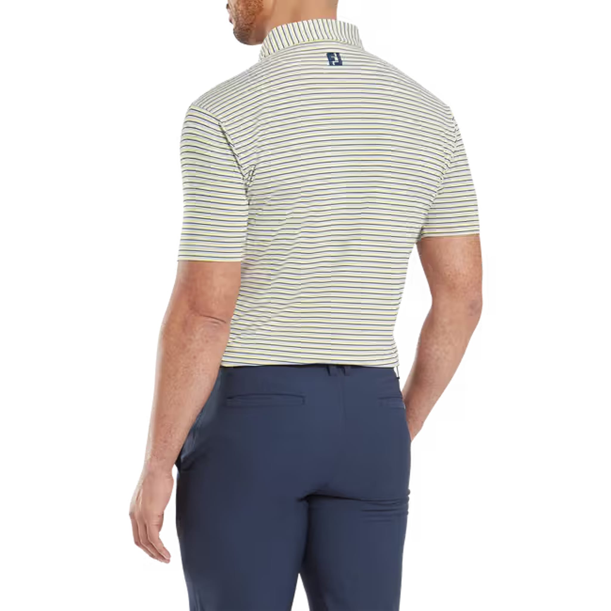 Footjoy Balance Stripe Lisle Polo Herren
