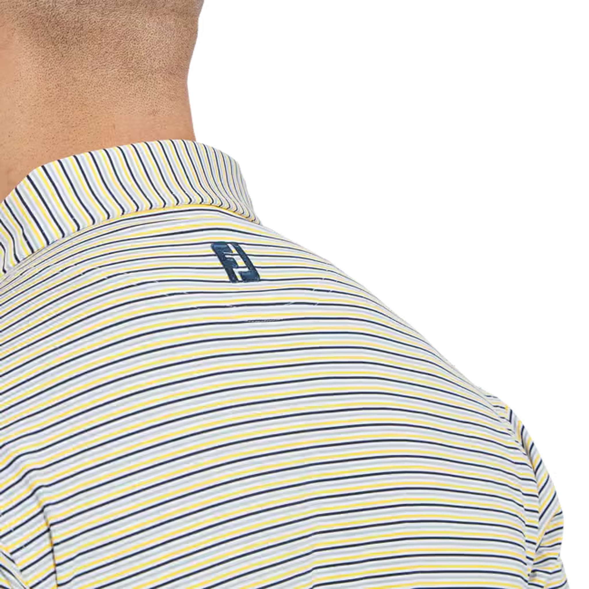 Footjoy Balance Stripe Lisle Polo Herren