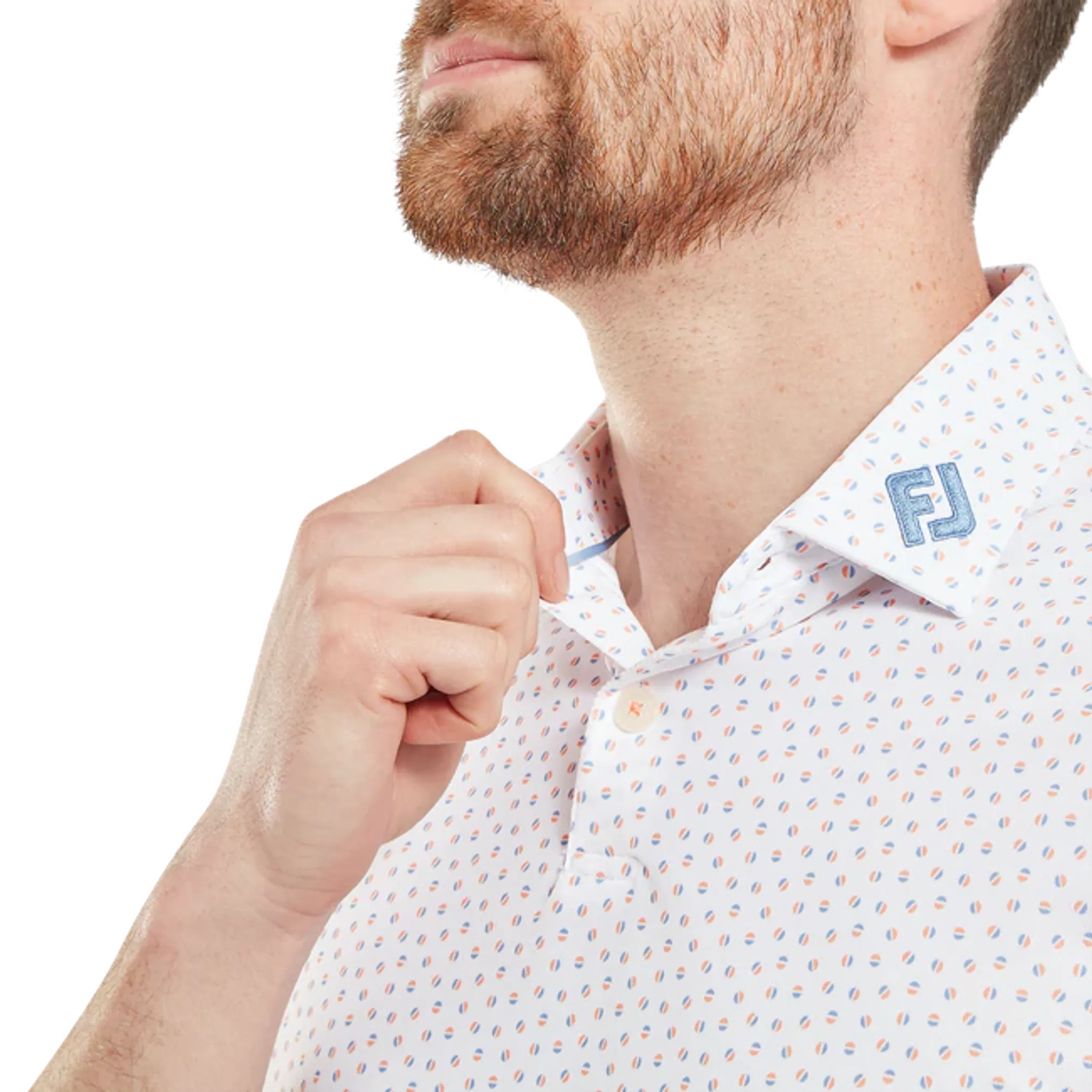 Footjoy Eu Bounce Print Pique Hommes