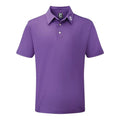 Polo Footjoy M Stretch Piqué SS Violet Homme