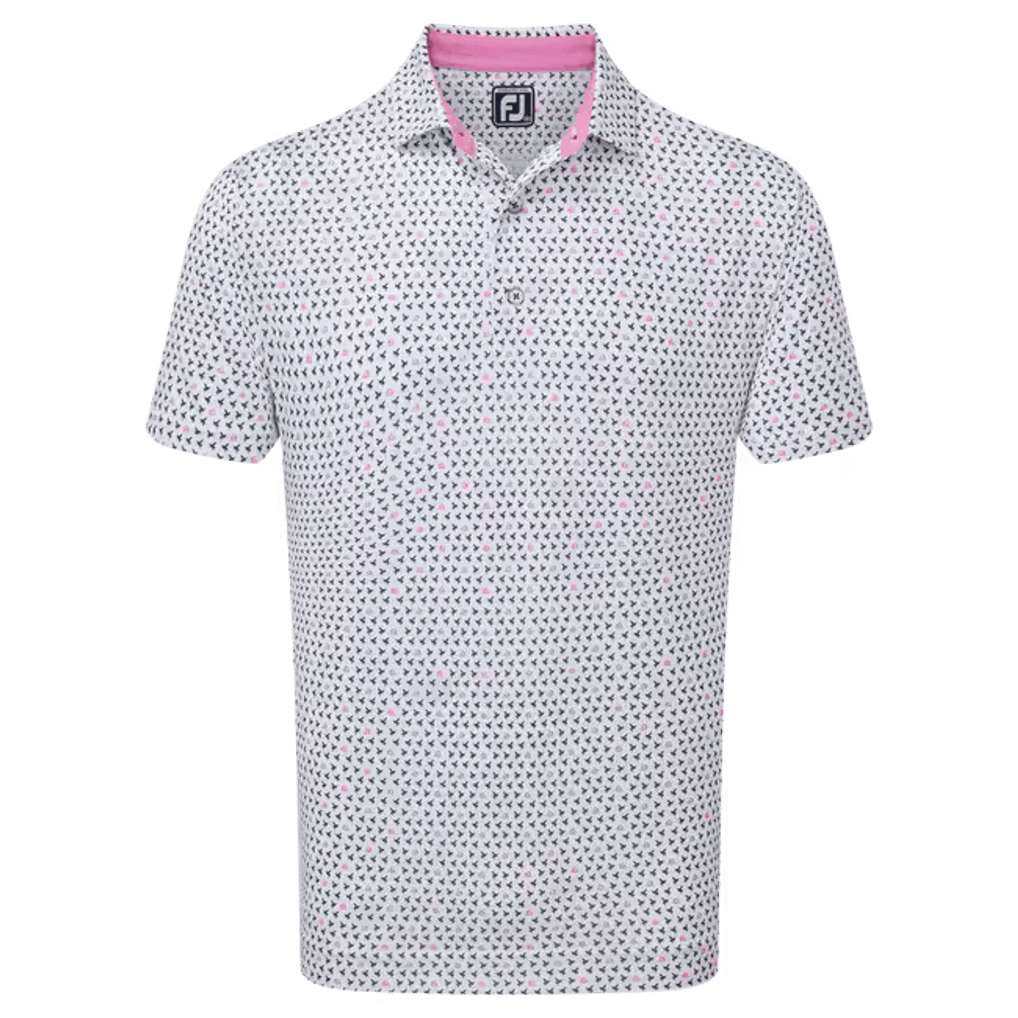 Footjoy Flying Wasp Print Polo Herren