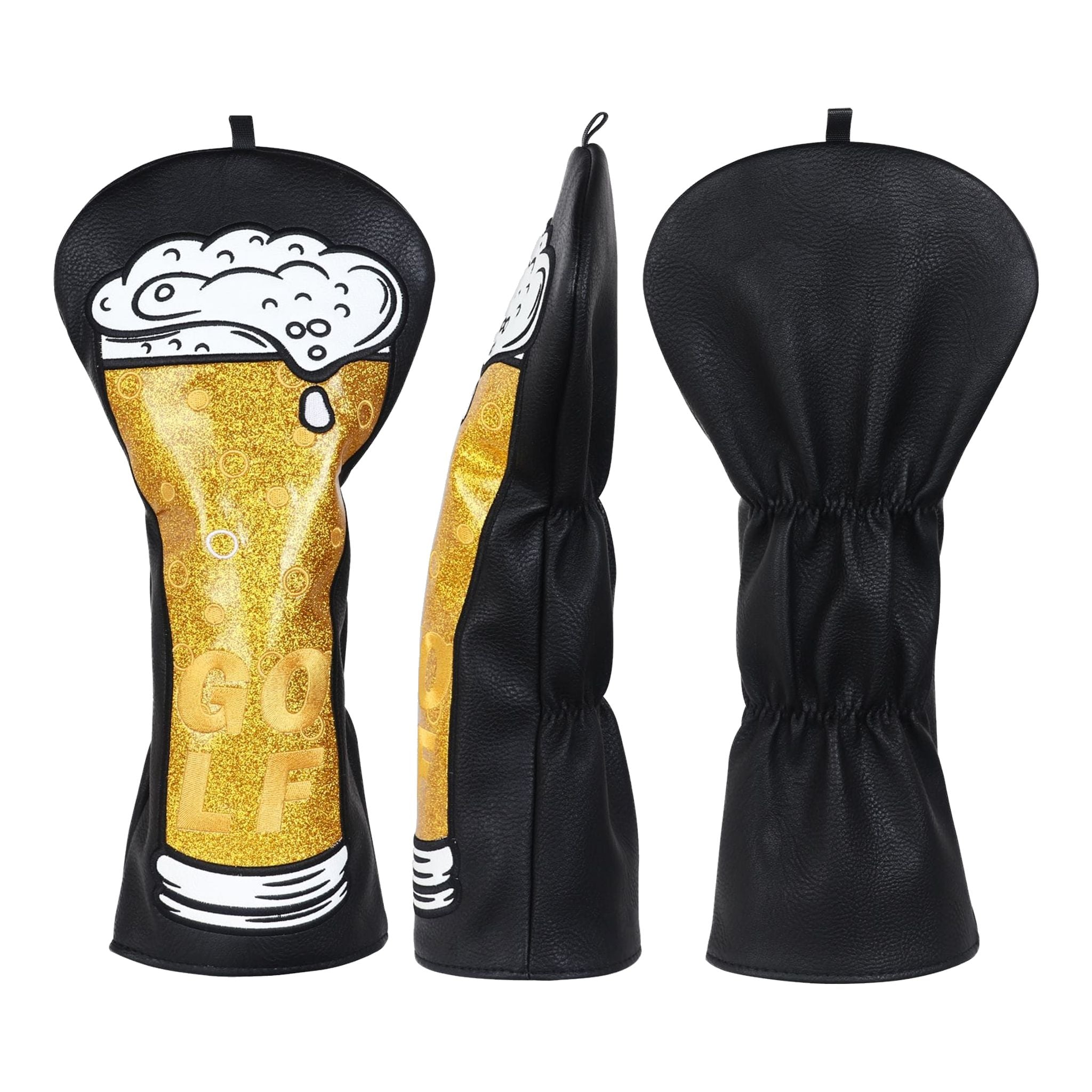 Emroydered Headcovers Beer Driver Headcover