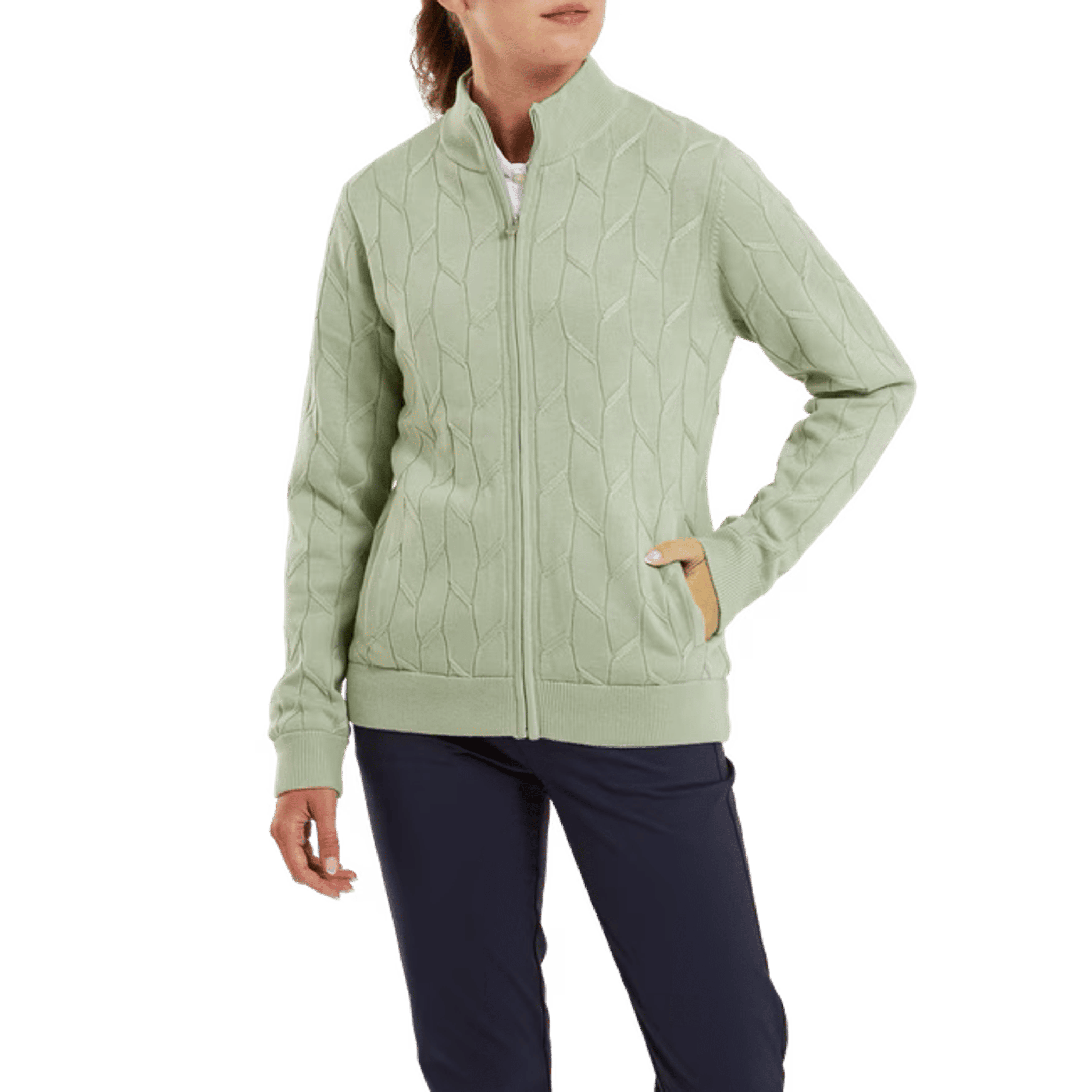 Footjoy Full-Zip Lined Pullover Damen