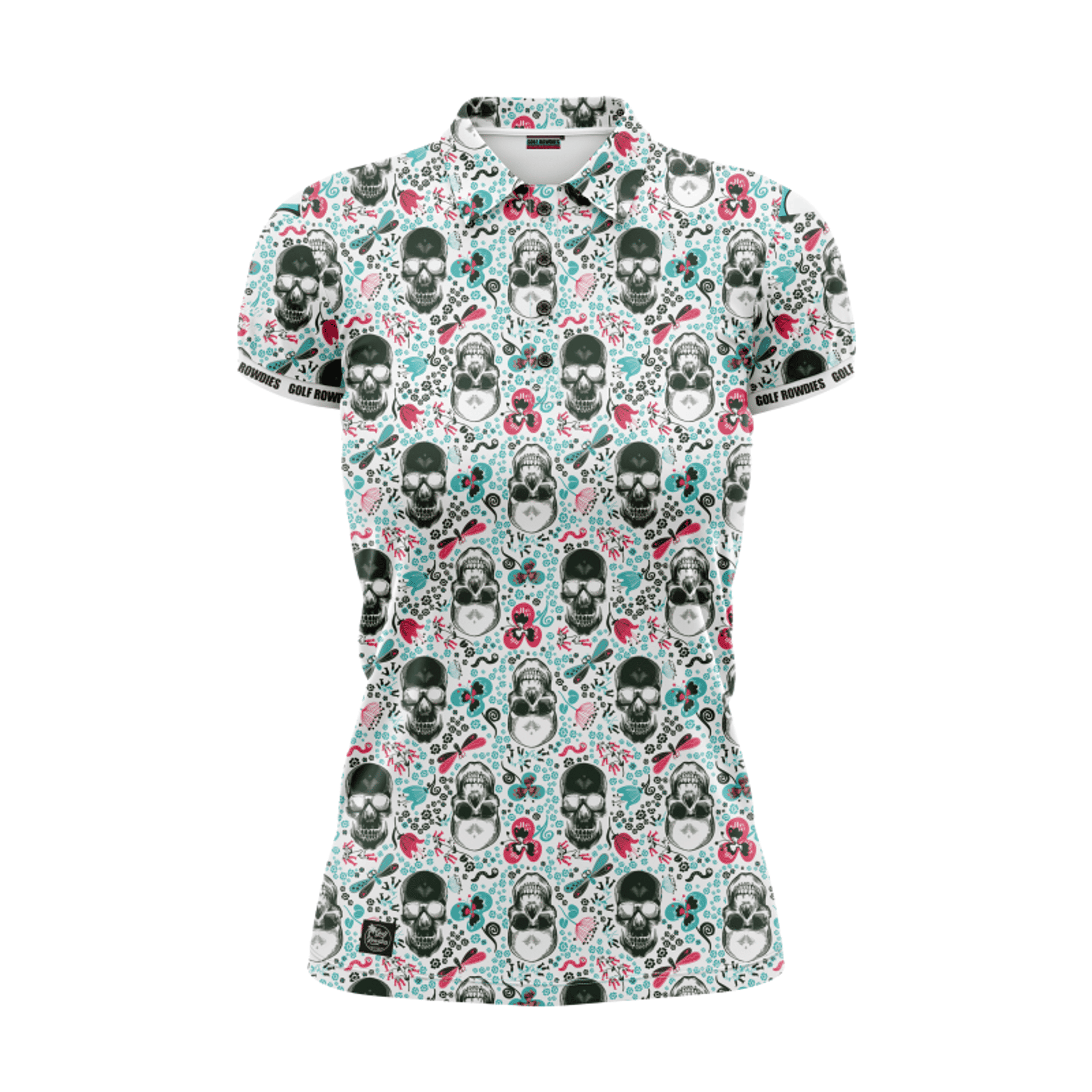 Golf Rowdies Skull Polo Damen