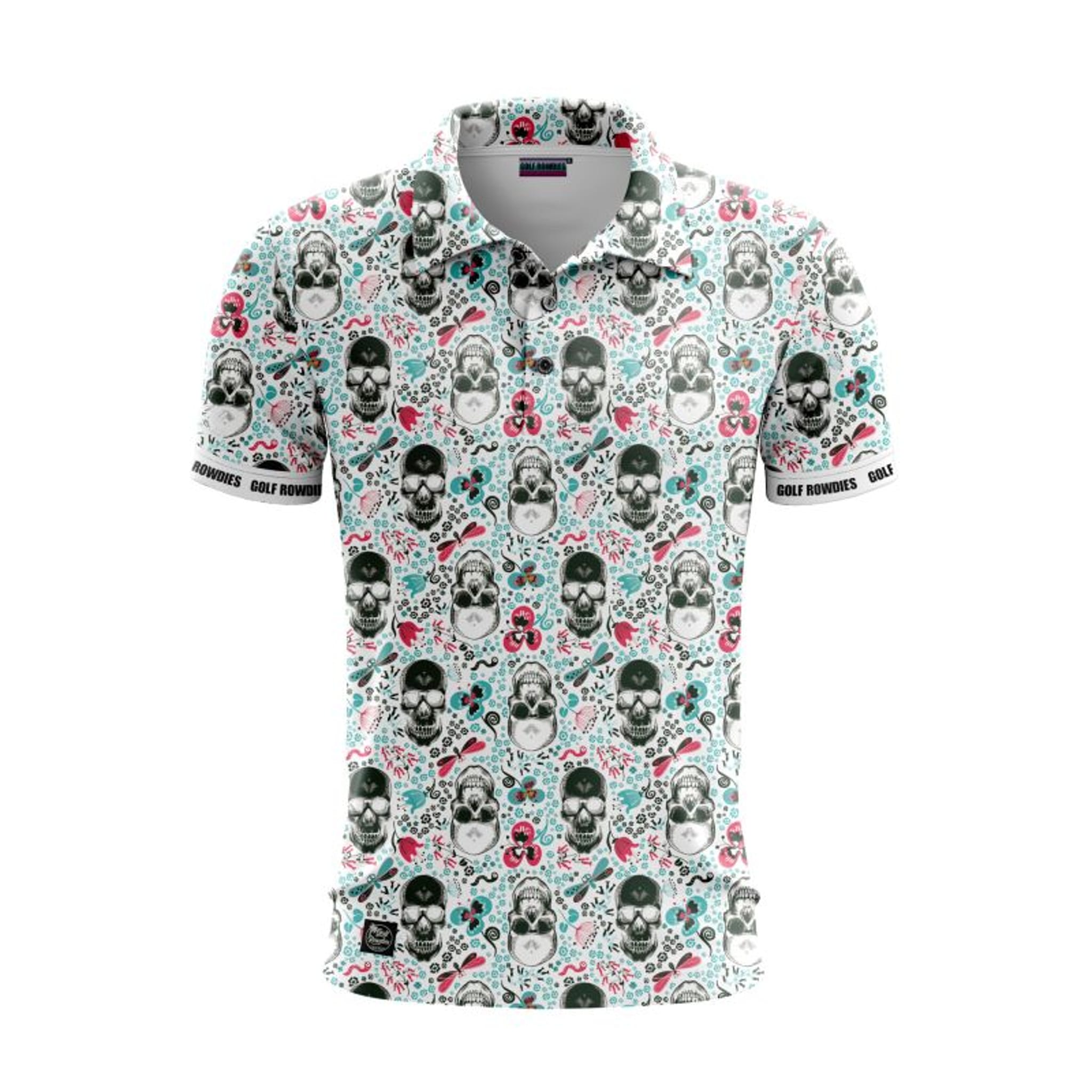 Golf Rowdies Skull Polo Herren