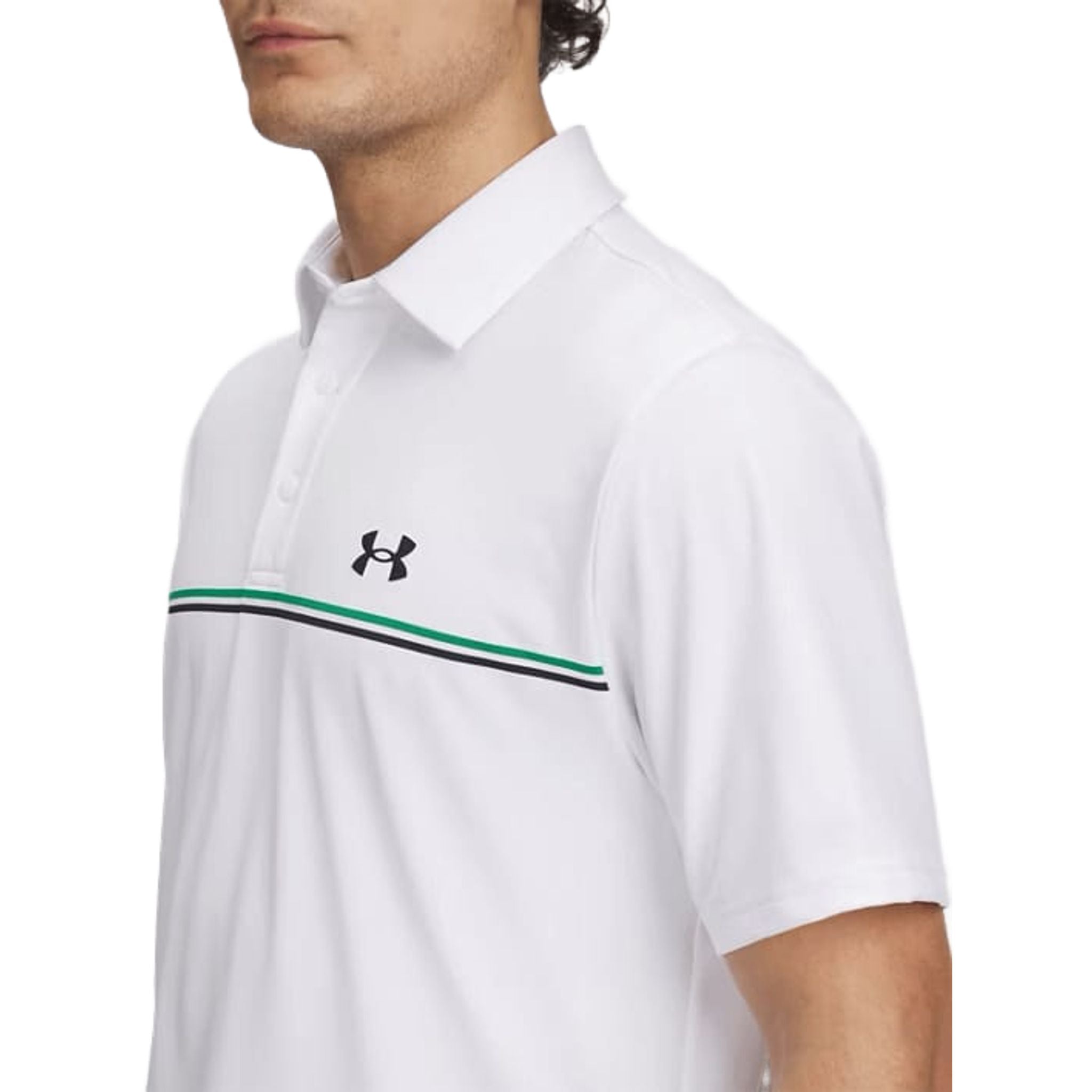 Polo à rayures Under Armour UA Playoff 3.0 pour homme