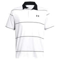 Polo à rayures Under Armour UA Playoff 3.0 pour homme