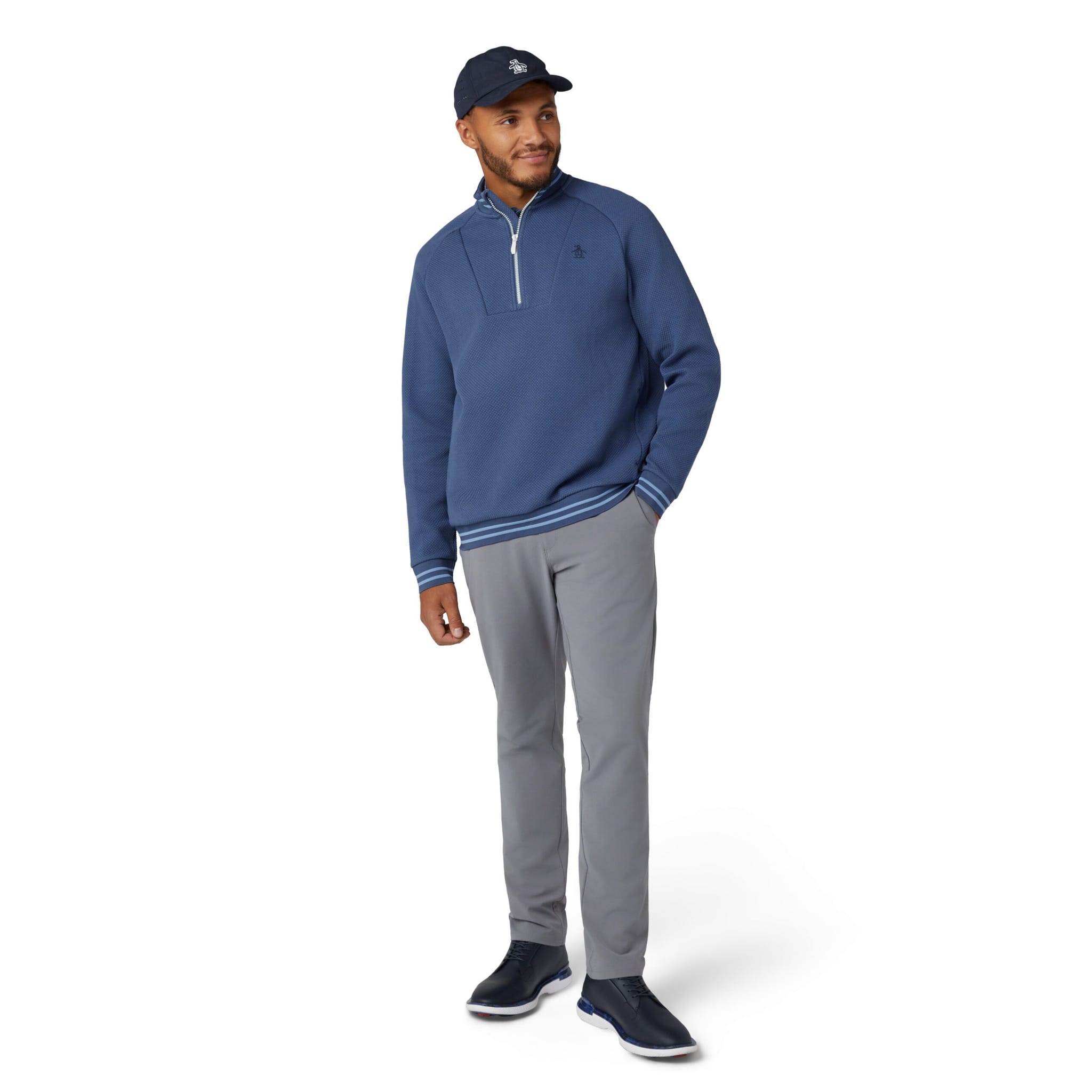 Original Penguin Midweight 1/4 Zip Pullover Herren