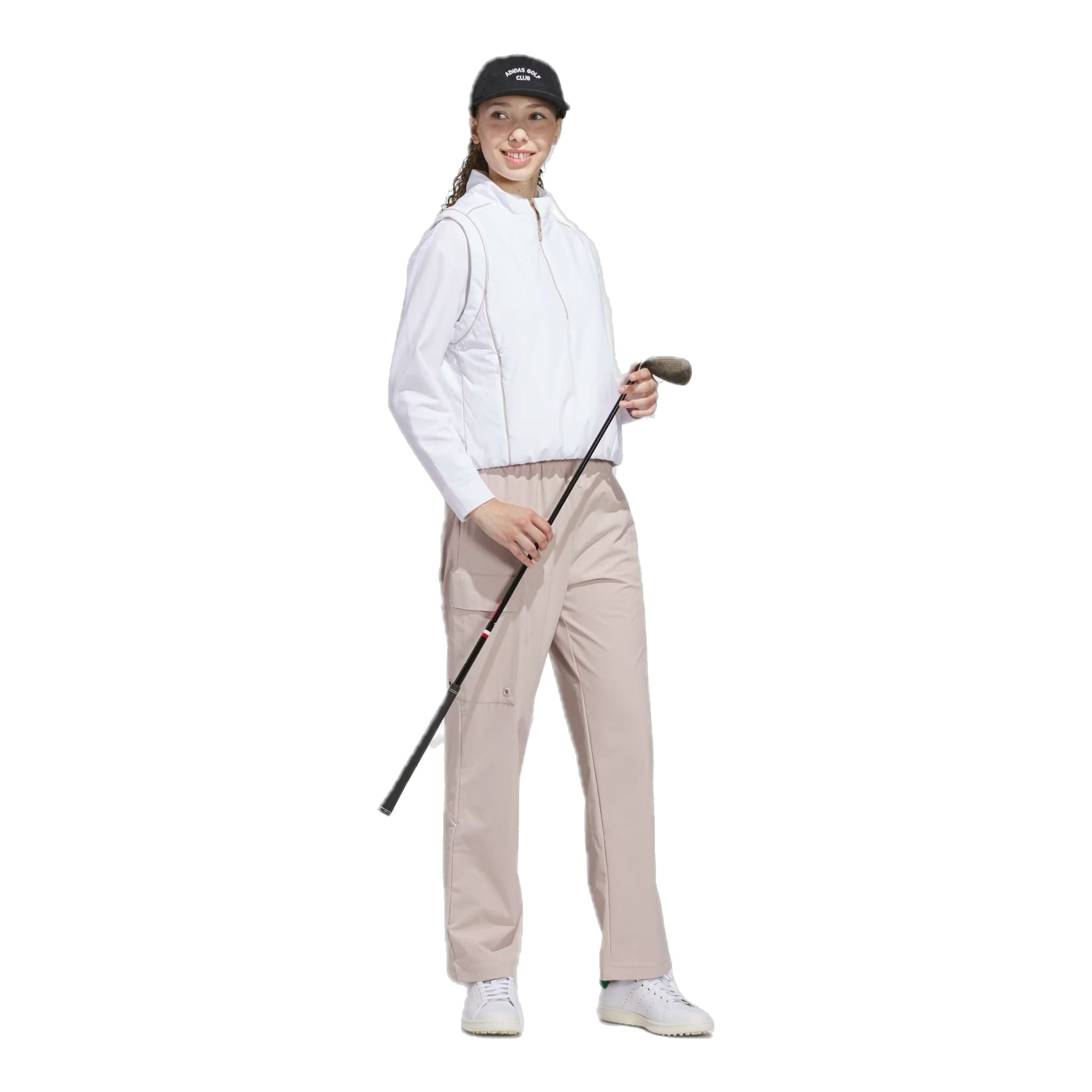 Gilet Adidas Beyond Twistweave ample à quart de zip pour femme