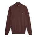 Pull-over de golf Lyle &amp; Scott à fermeture éclair 1/4 pour homme