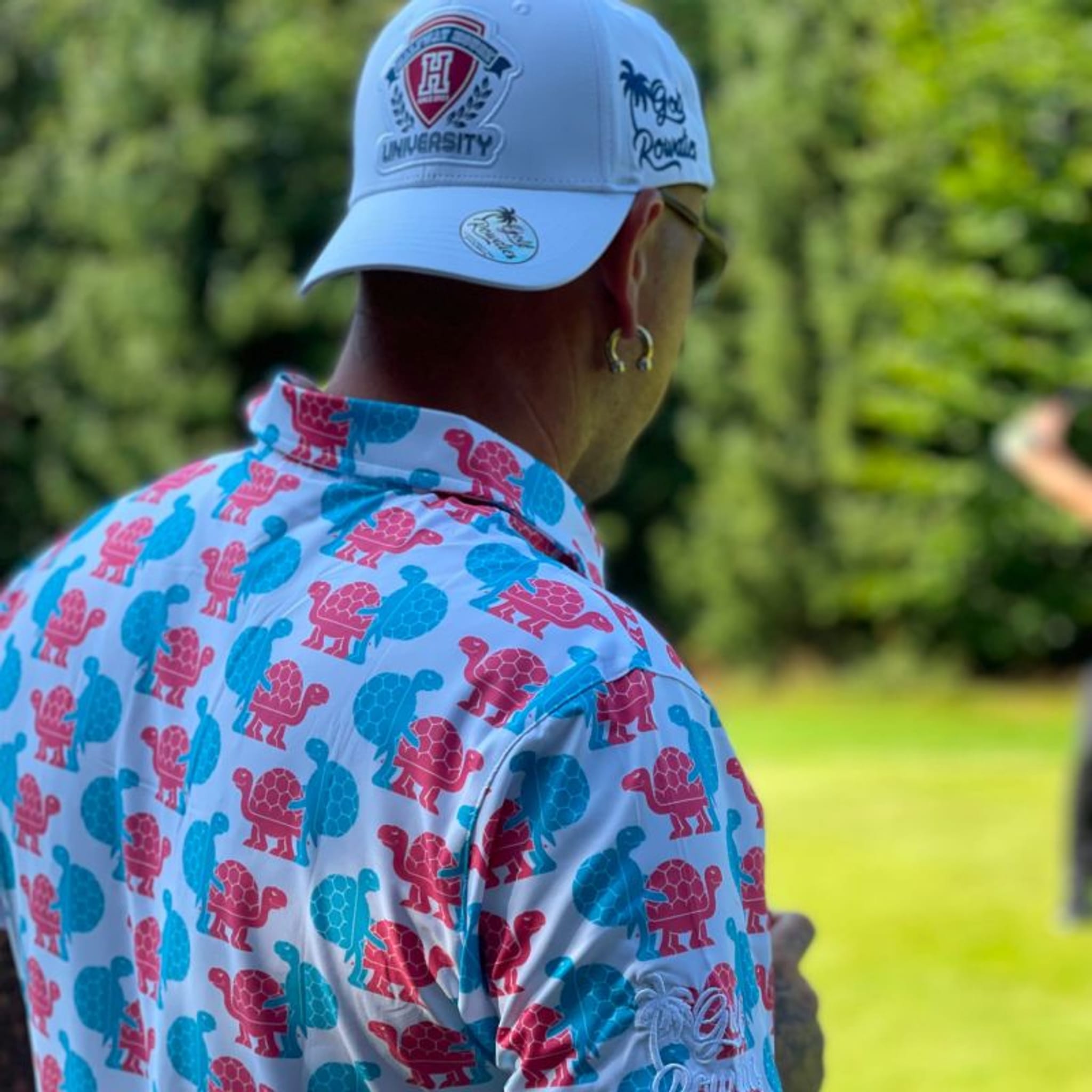 Golf Rowdies Love Turtles Polo Herren