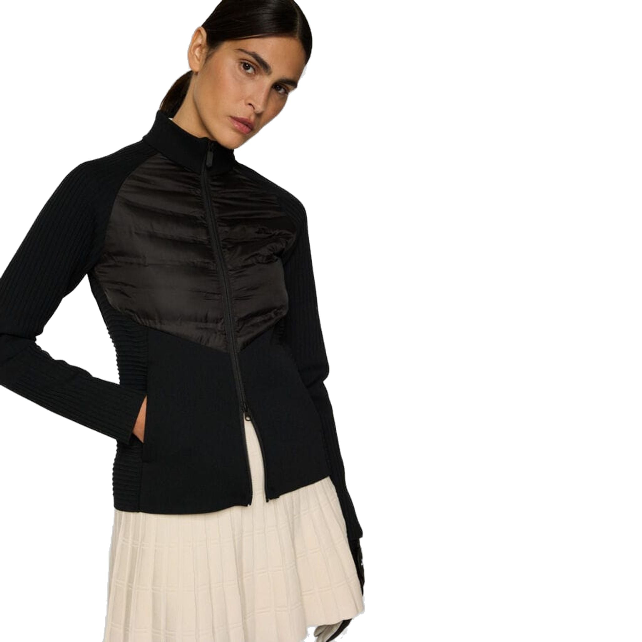 Pull zippé en maille technique Wendy de J. Lindeberg pour femme