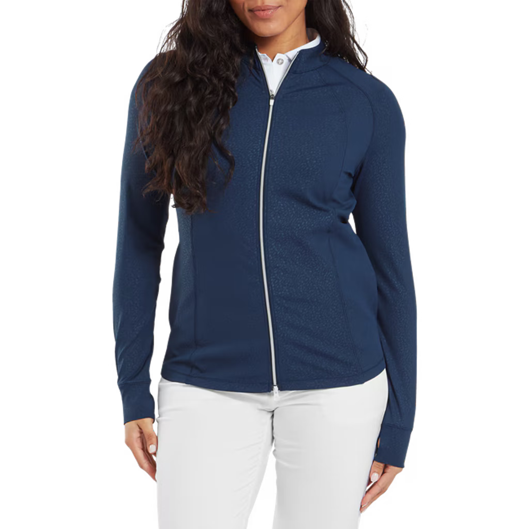 Footjoy Embossed Full-Zip Midlayer Damen