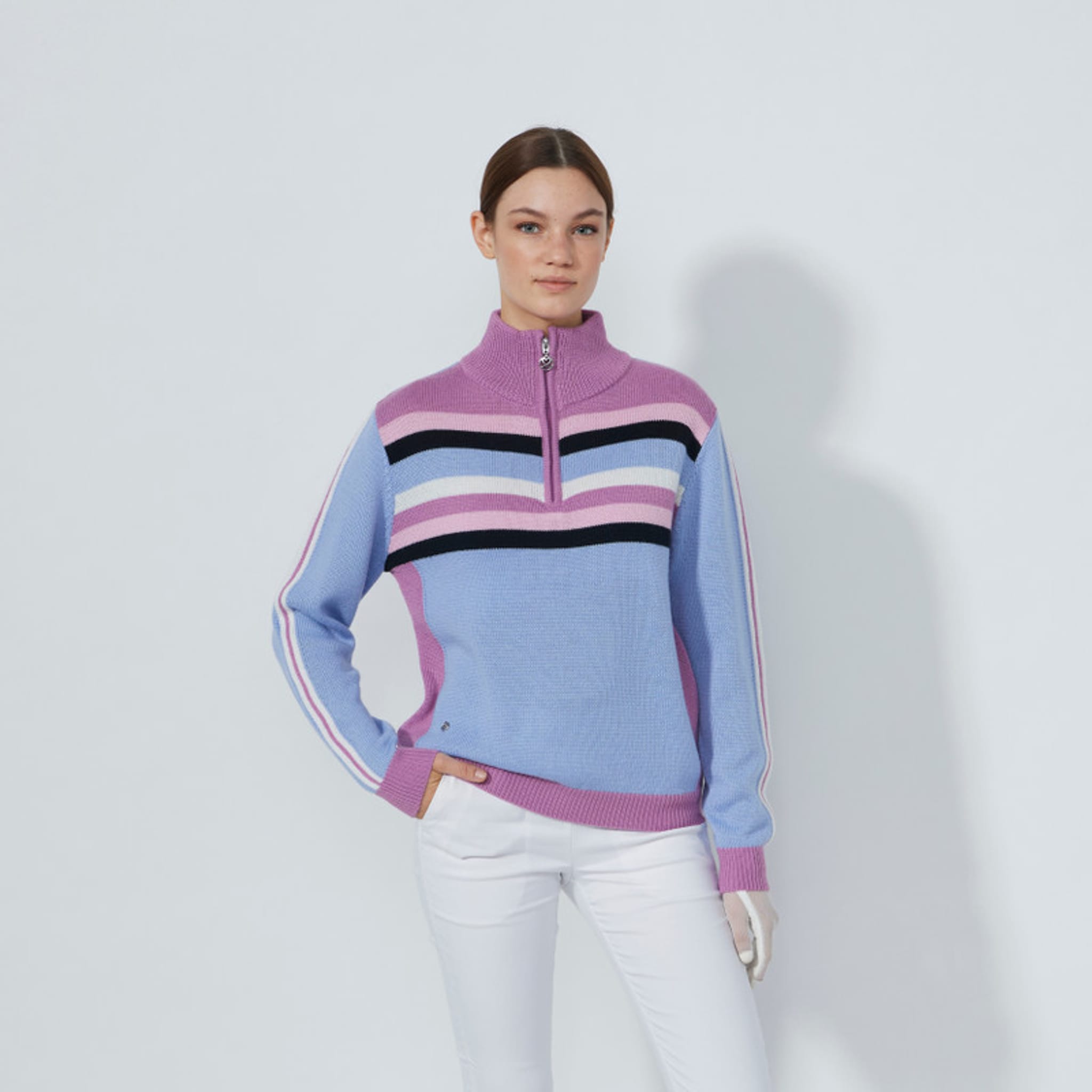Daily Sports Multi-Striped Pullover Damen
