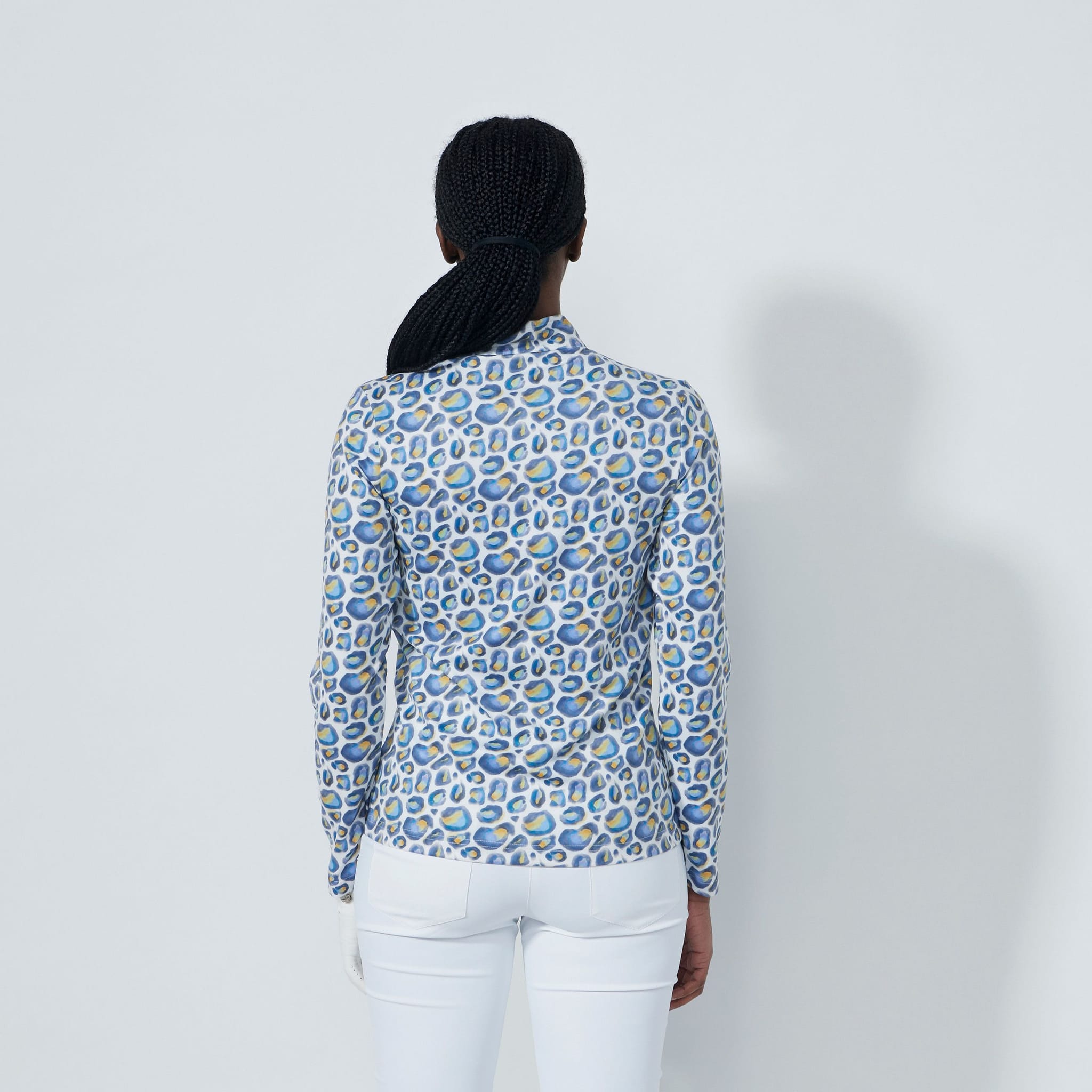 Daily Sports Print Peached Poloshirt Damen