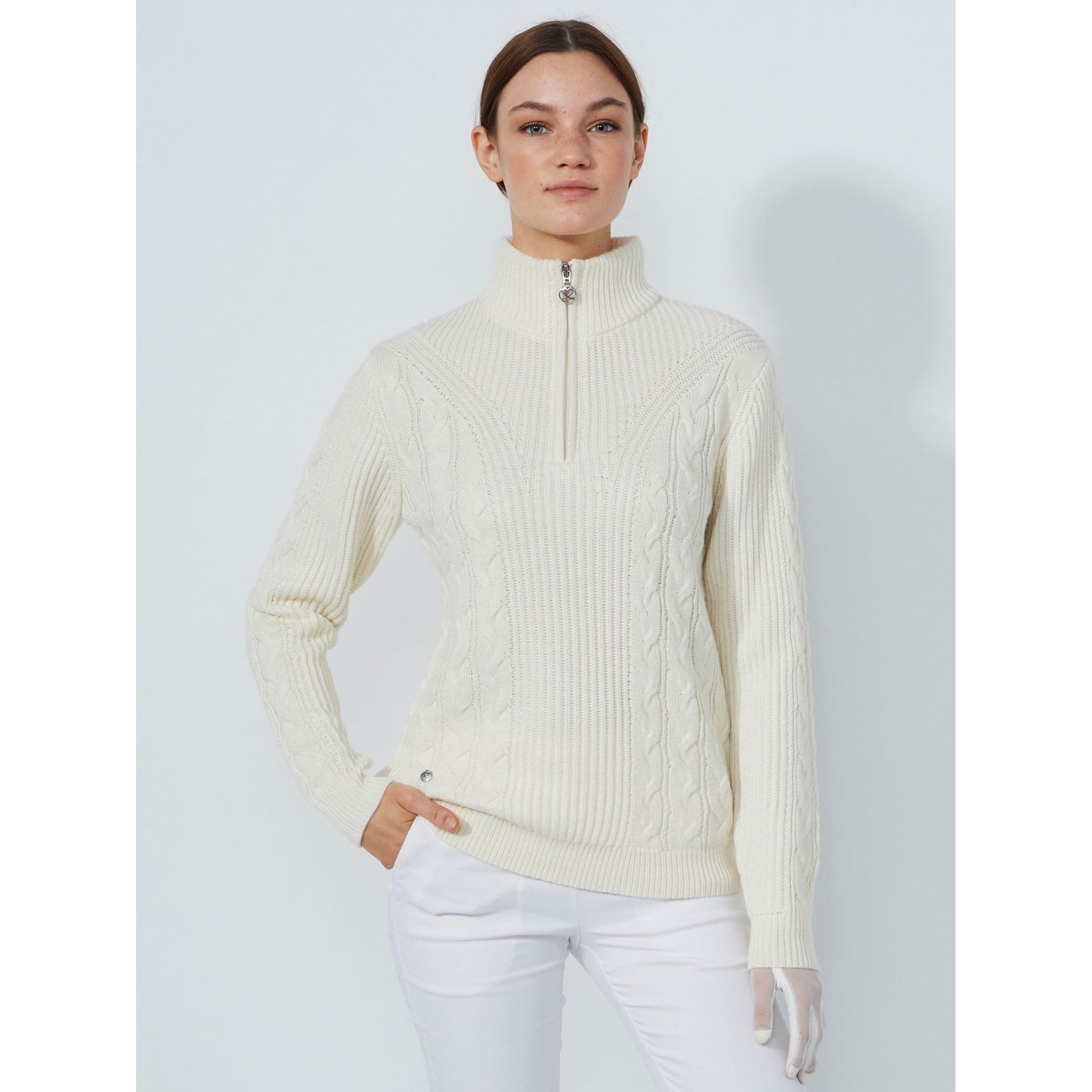 Daily Sports Lined Cable Pullover Damen