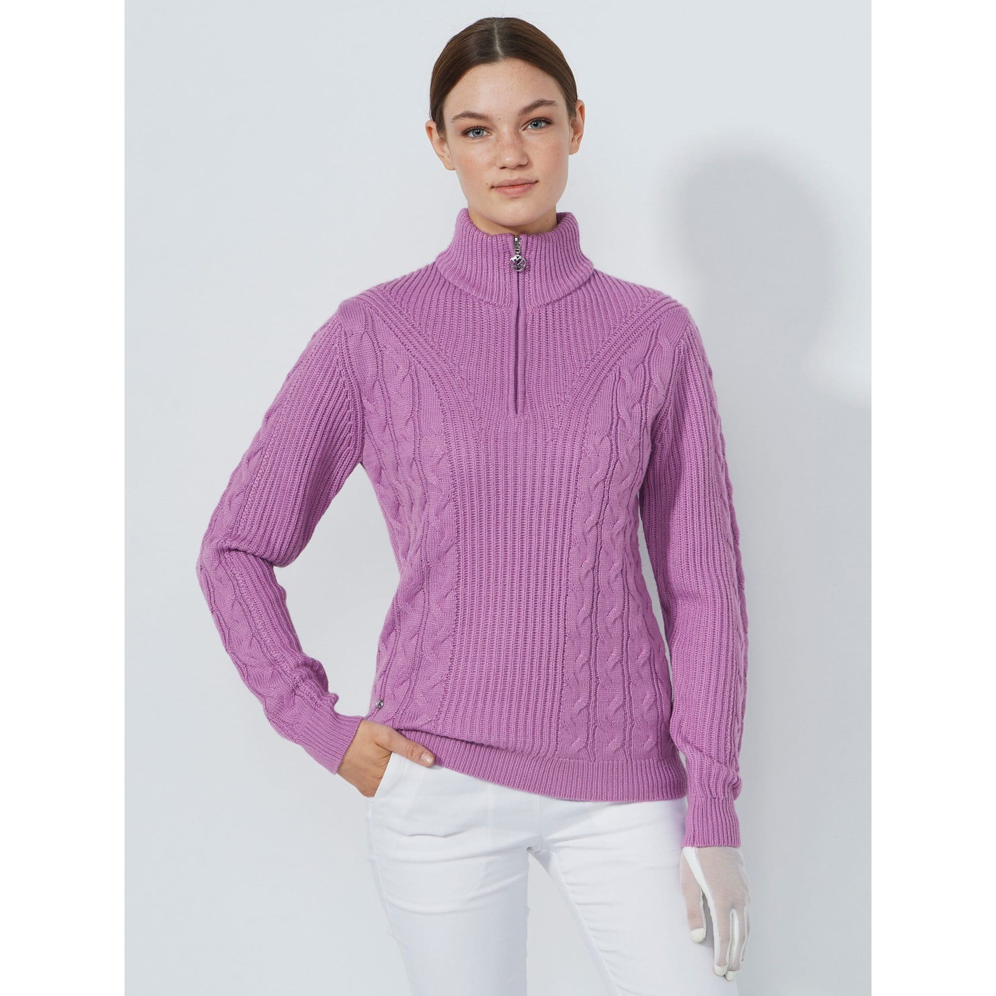 Daily Sports Lined Cable Pullover Damen