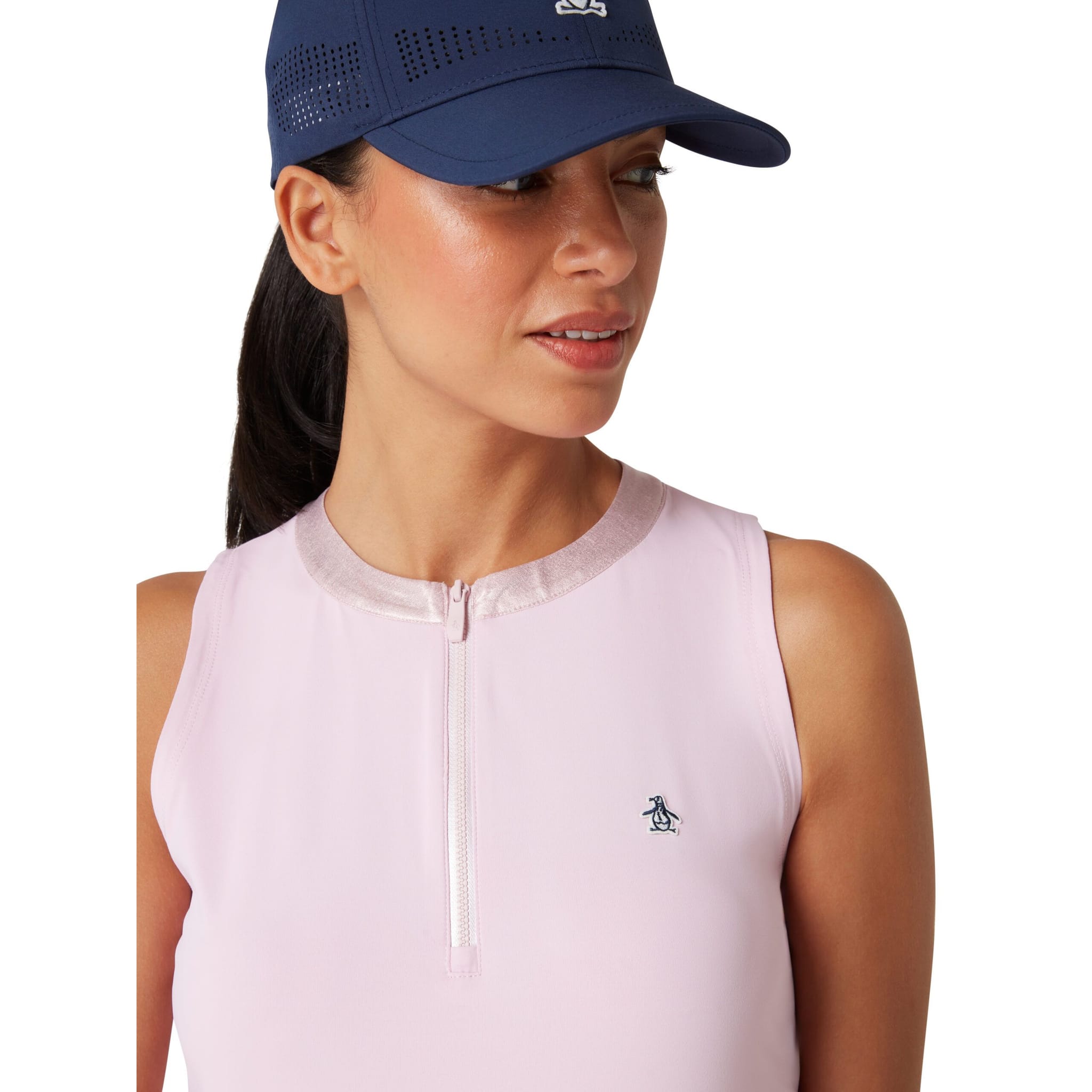 Original Penguin Mock Colorblock Shirt Damen