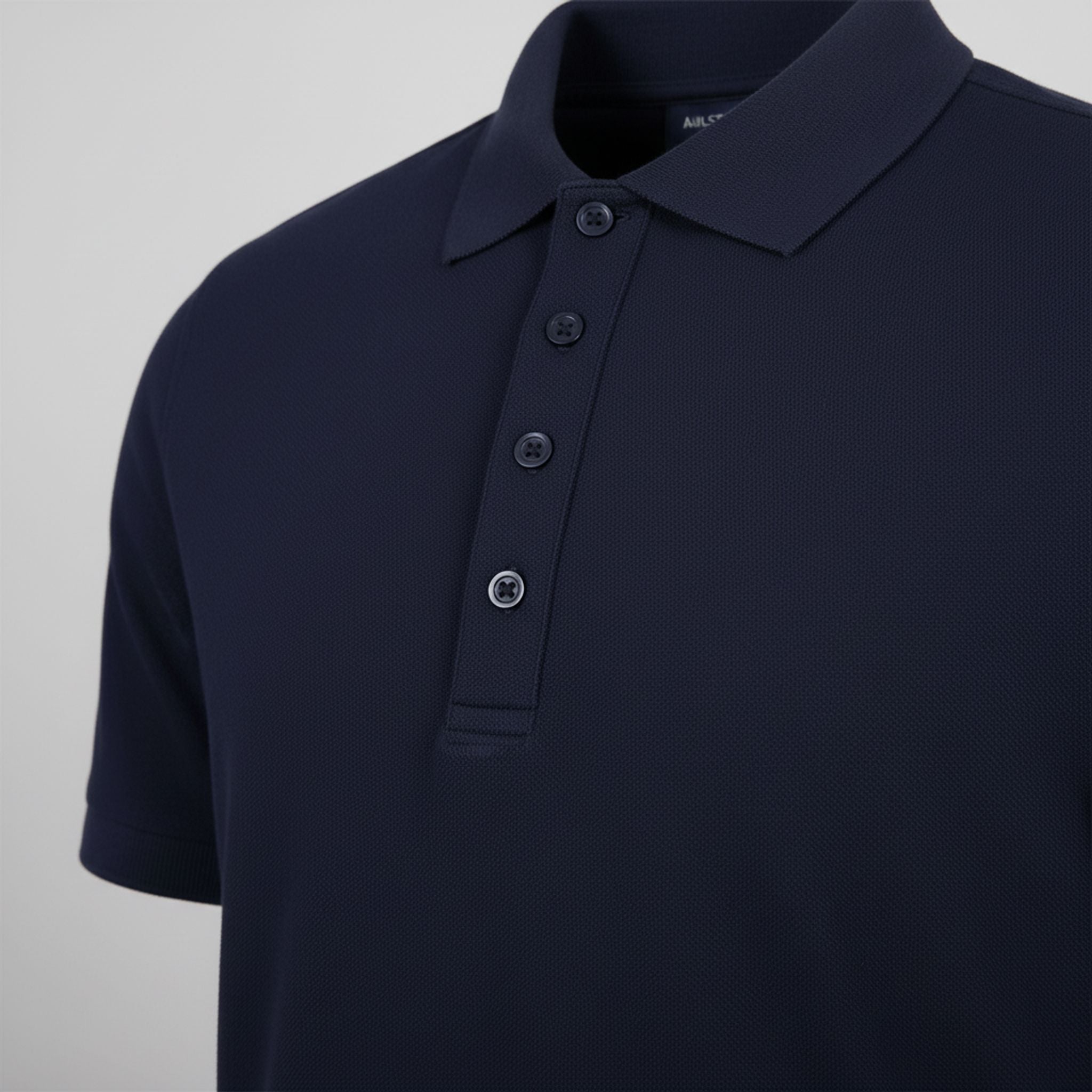 GlenMuir M Kinloch Polo Pique Logo Navy Herren