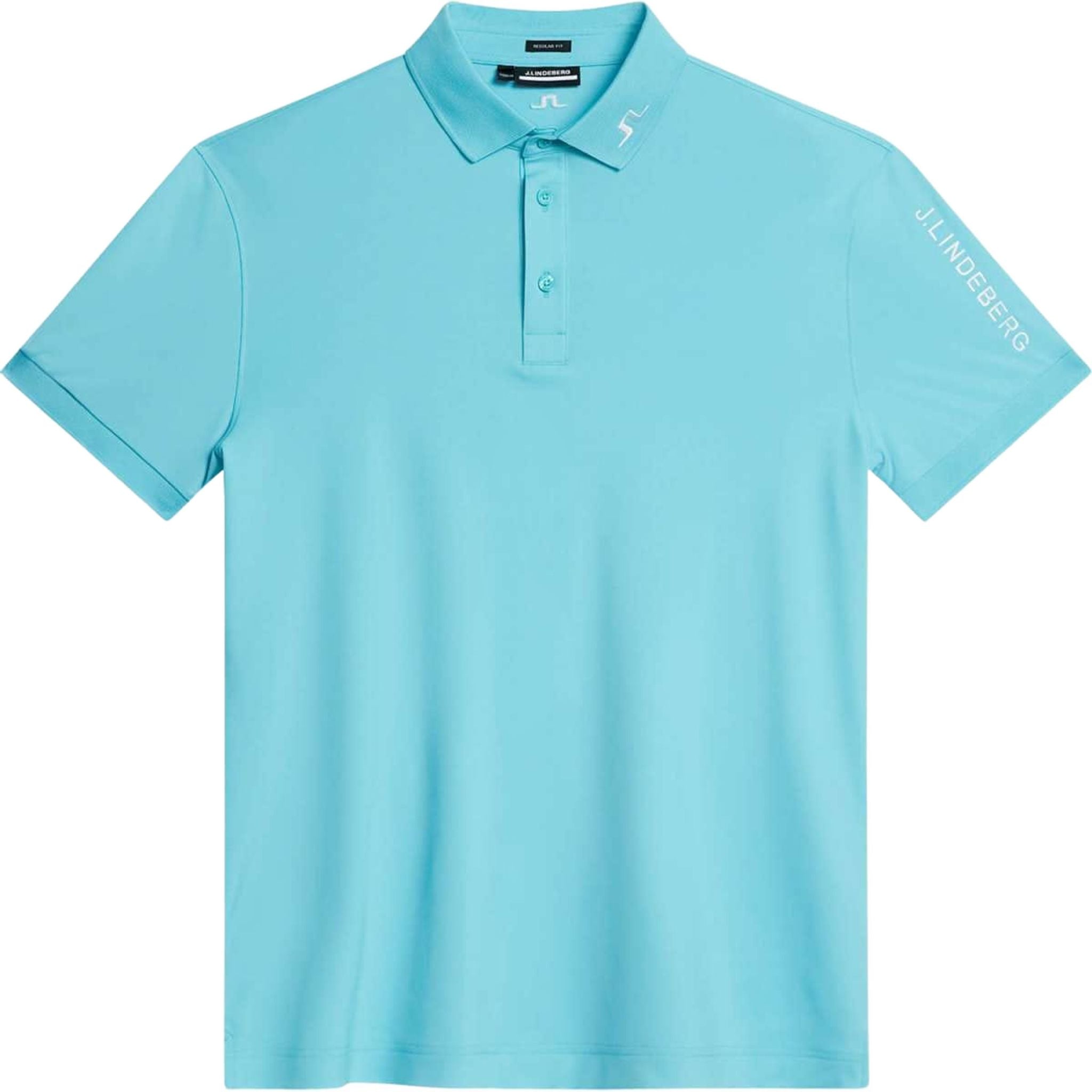 Polo de golf J. Lindeberg M Blake Slim Fit bleu émaillé pour homme