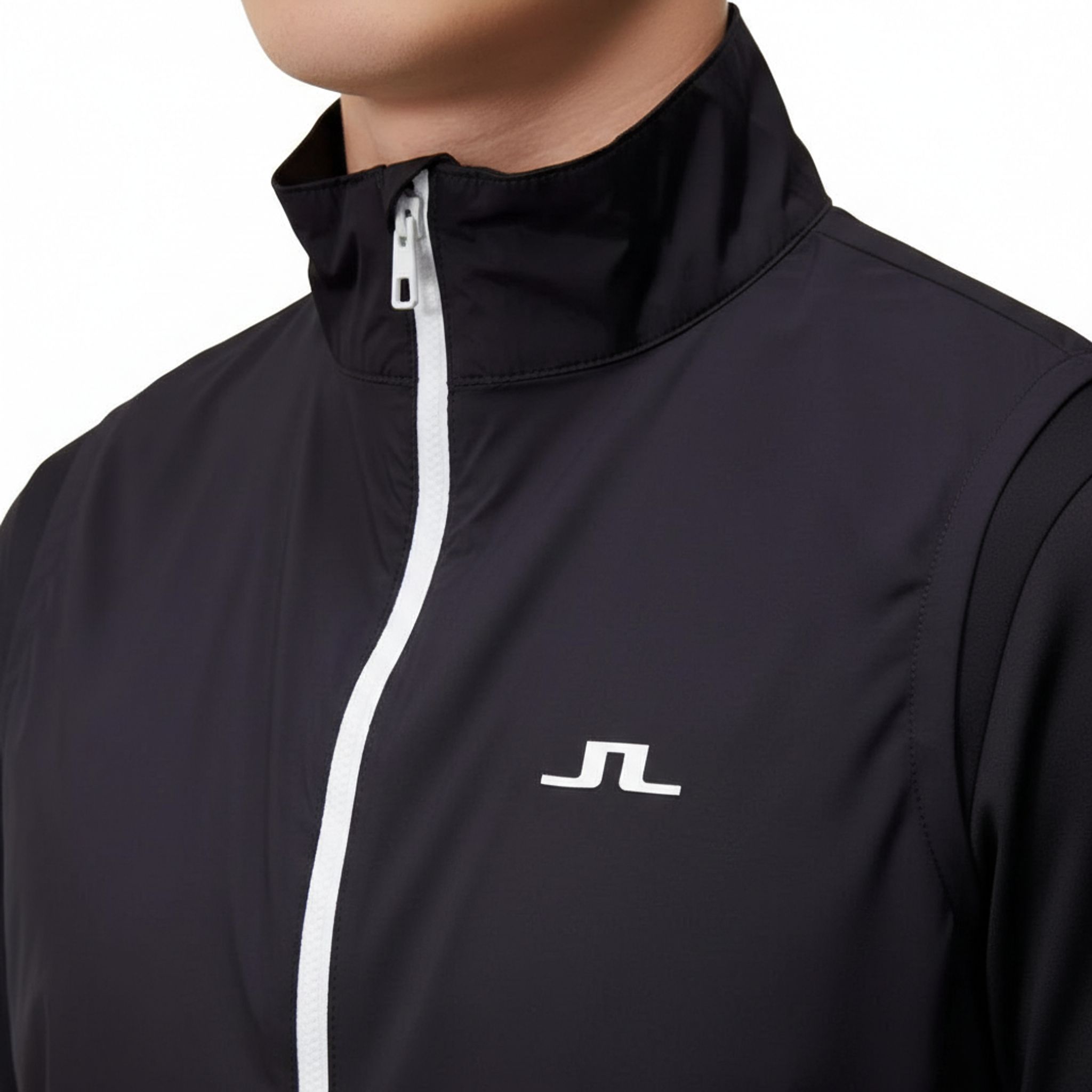 J. Lindeberg M Lee Golf Vest Mid Layer Black Herren