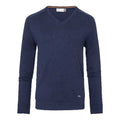 Kjus M Pull col V Kirk Atlanta Blue Melange Homme