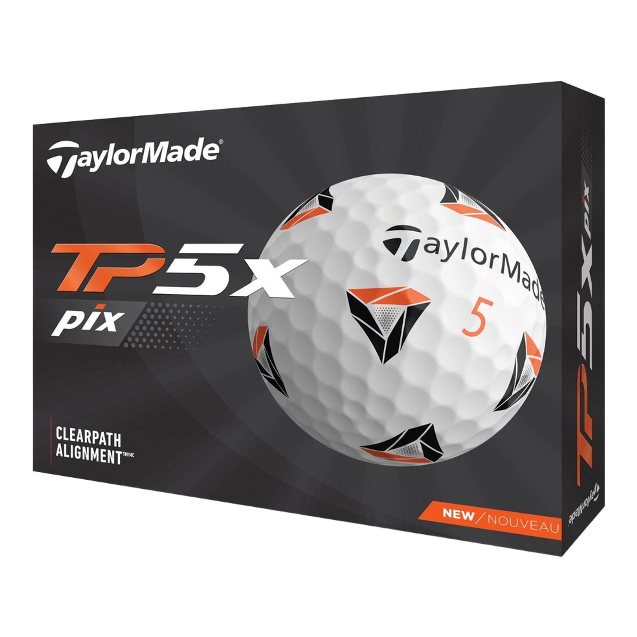 TaylorMade TP5x Pix (21) [12 boules] Blanches